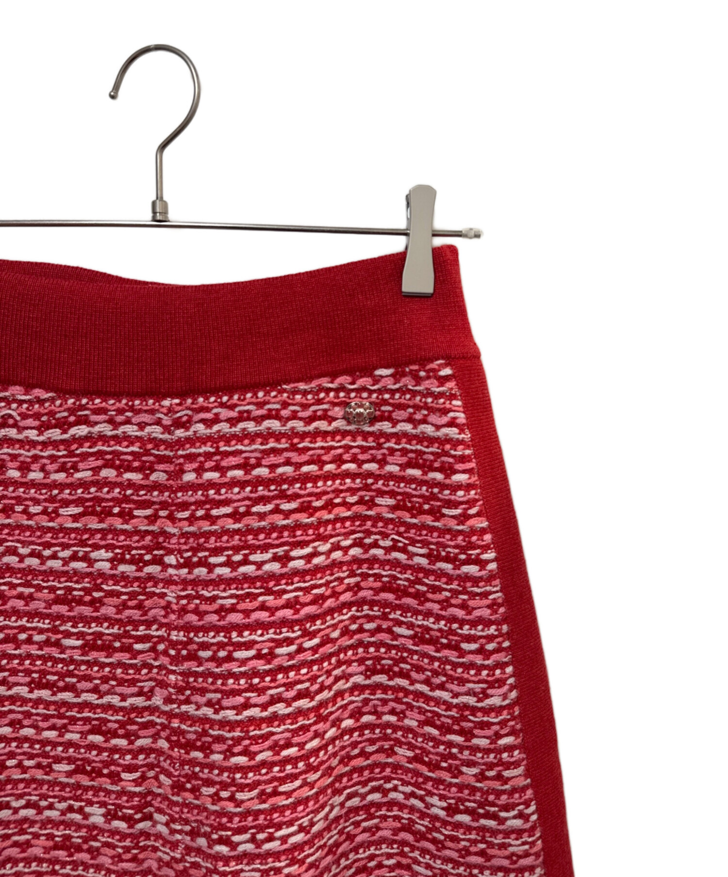 CHANELサイズ34専用出品 中古・古着通販】CHANEL (シャネル) カシミヤセットアップ レッド