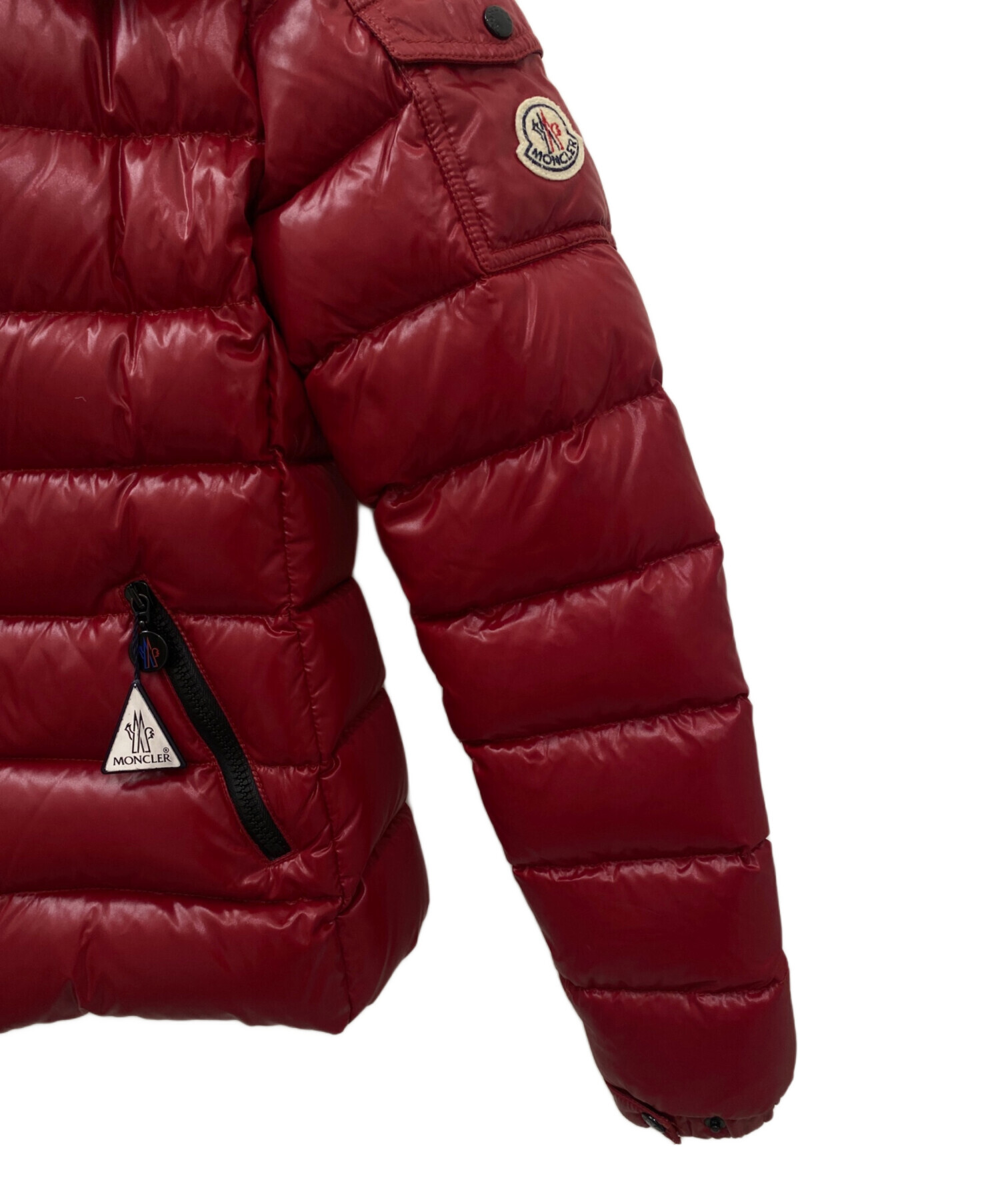 MONCLER bady ダウンジャケット　レッド 中古・古着通販】MONCLER (モンクレール) BADY ダウンジャケット