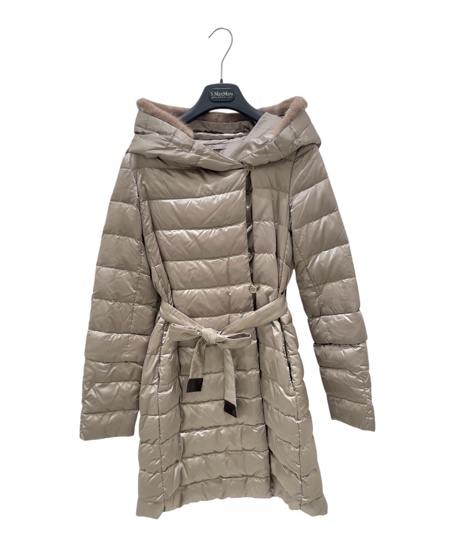 ’S Max Mara エス　マックス　マーラ ダウンコート レディース 【古着】【中古】 中古・古着通販】'S Max Mara (エスマックスマーラ) フード付きダウン