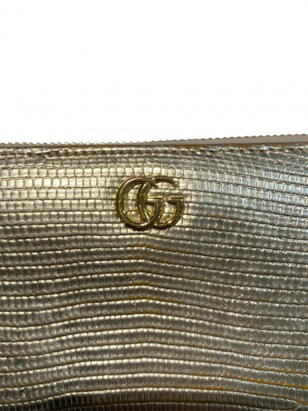 中古・古着通販】GUCCI (グッチ) GGマーモント リザード ジップ