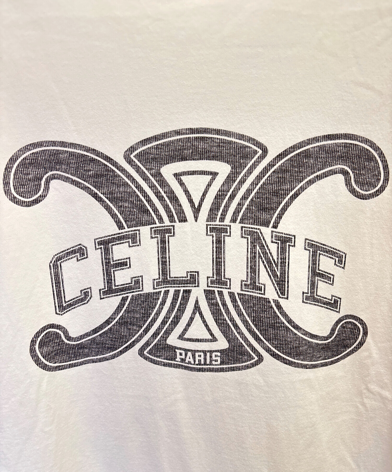 中古・古着通販】CELINE (セリーヌ) トリオンフ プリント ルーズT