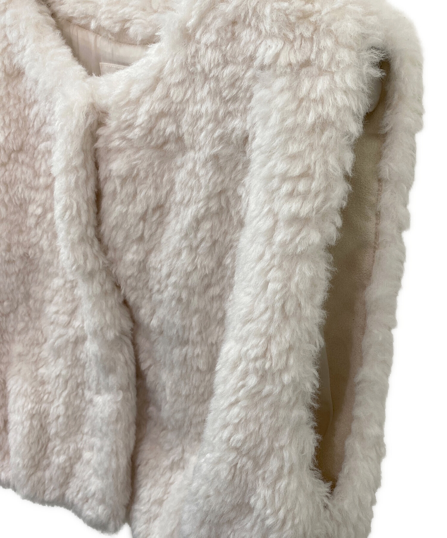 中古・古着通販】BALLSEY (ボールジィ) ランダムファー ショートベスト