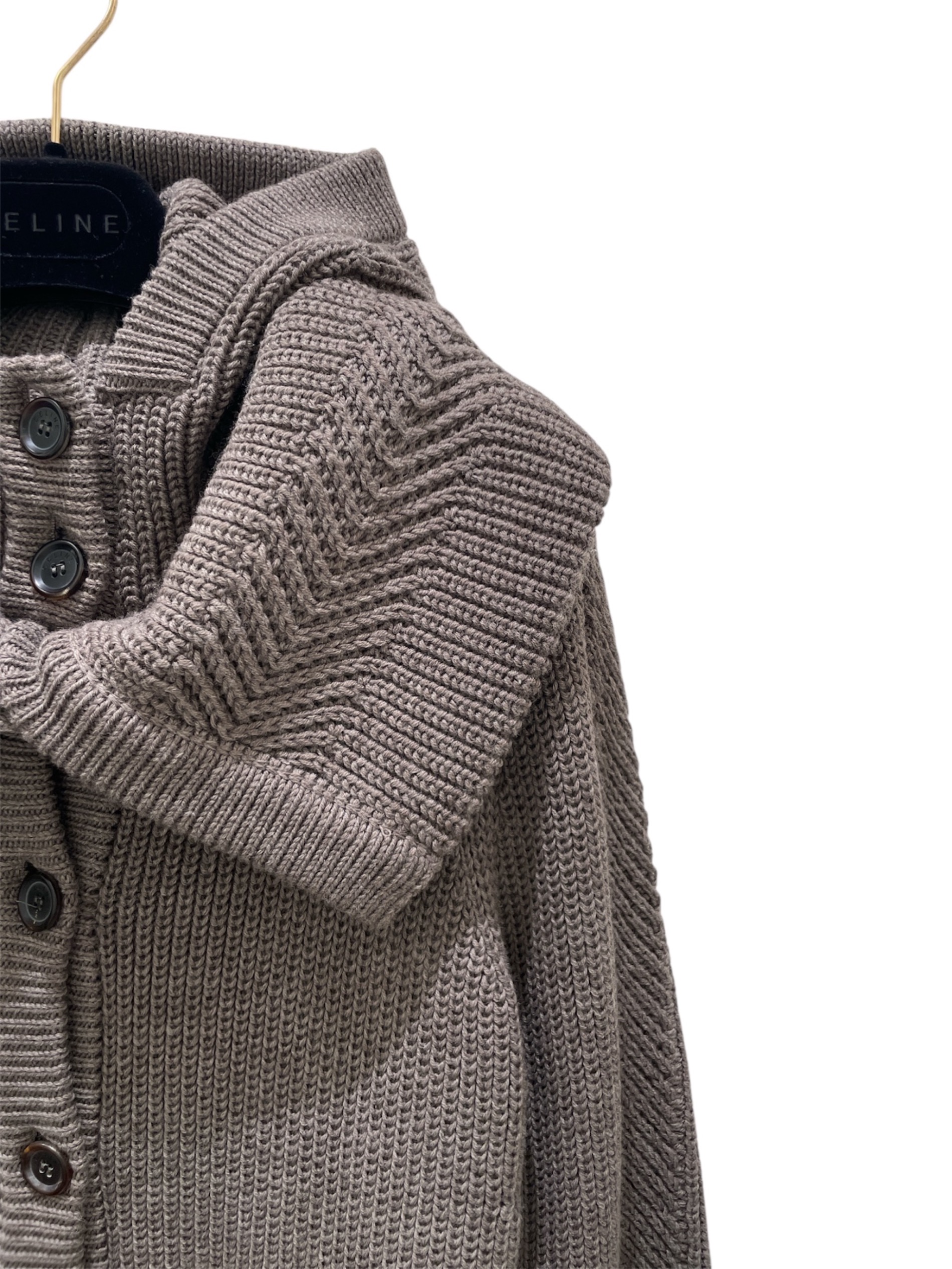 美品 セリーヌ フィービー期 カシミヤ×アルパカ ニット カーディガンM  