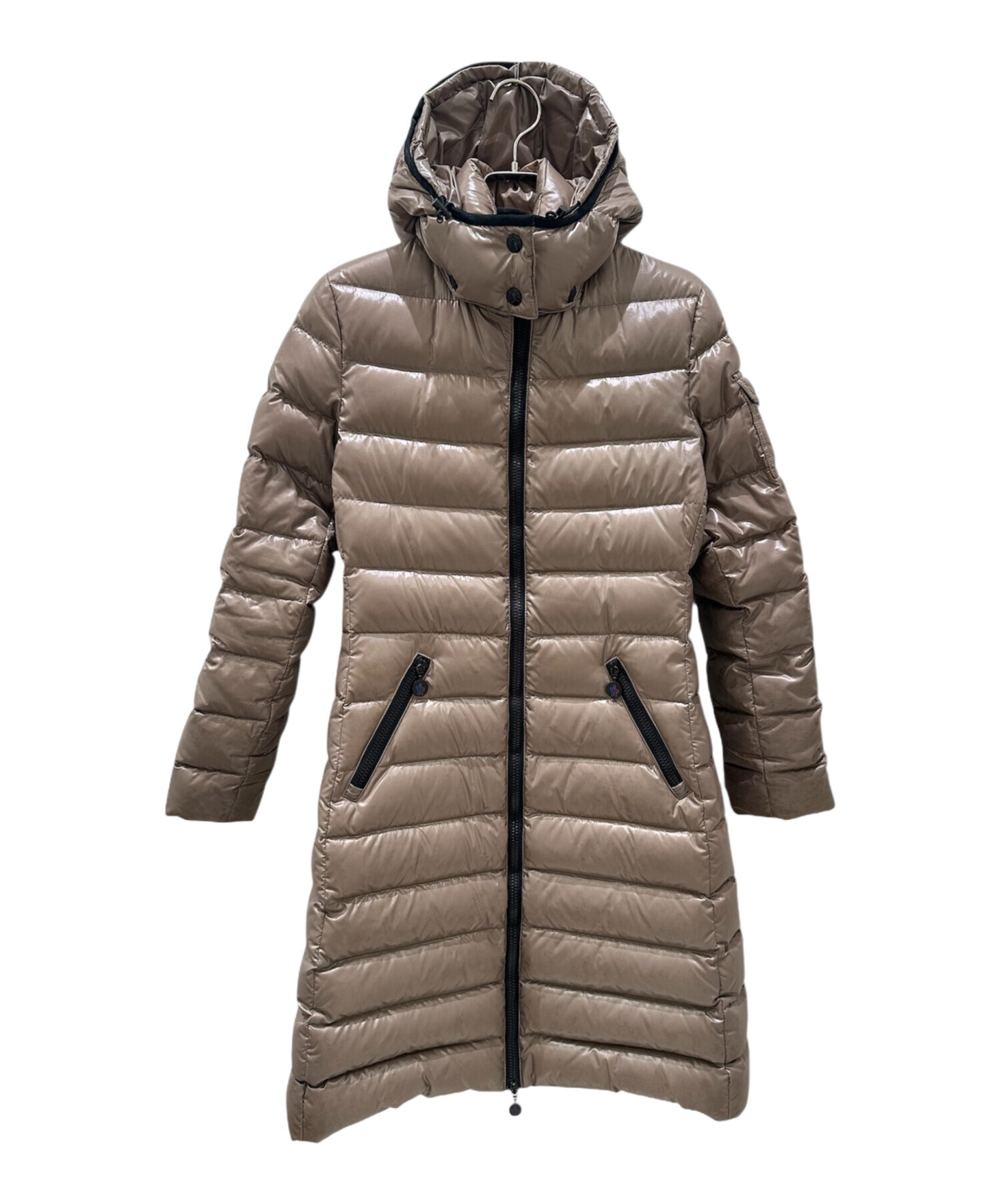中古・古着通販】MONCLER (モンクレール) ダウンコート モカ サイズ:00