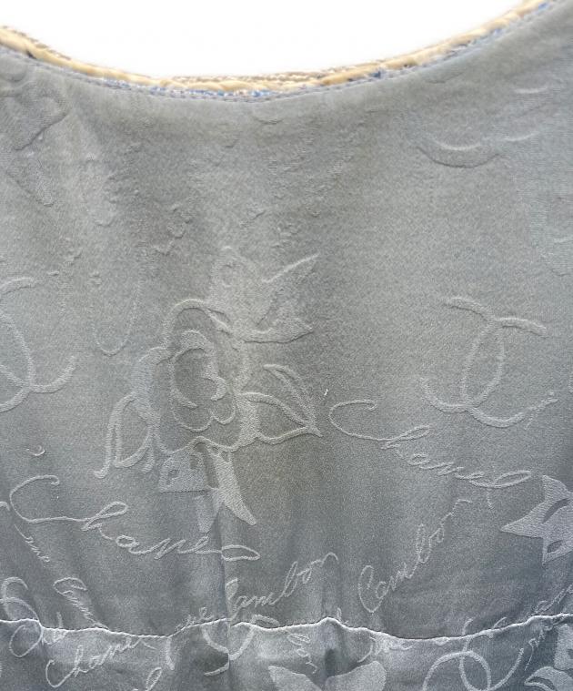 中古・古着通販】CHANEL (シャネル) ツイードノースリーブワンピース