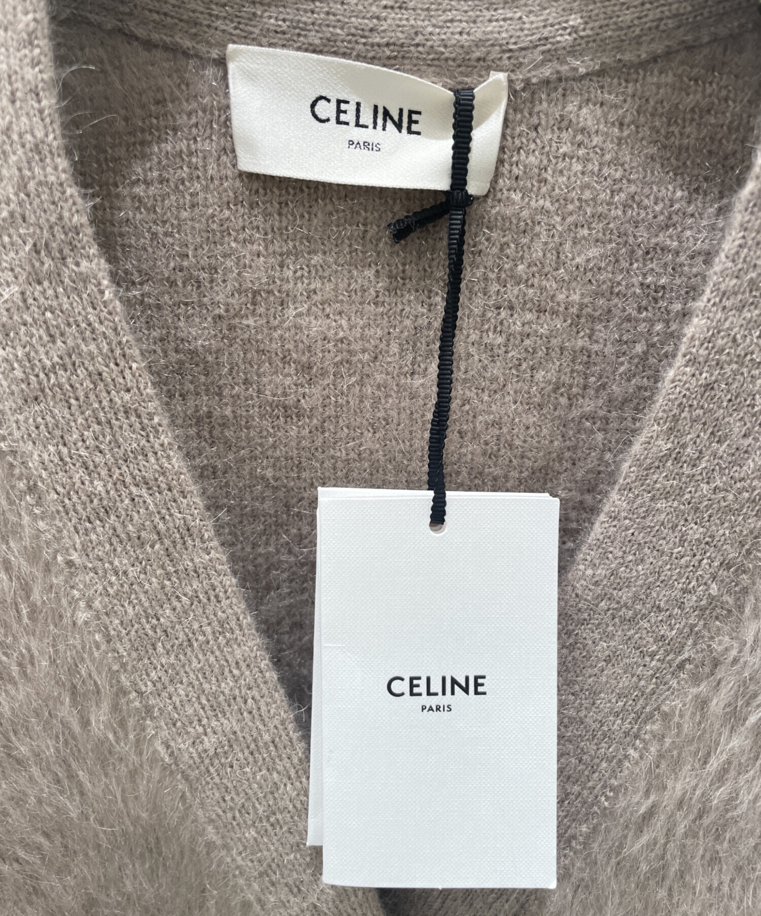 中古・古着通販】CELINE (セリーヌ) 24SS ニットカーディガン ブラウン