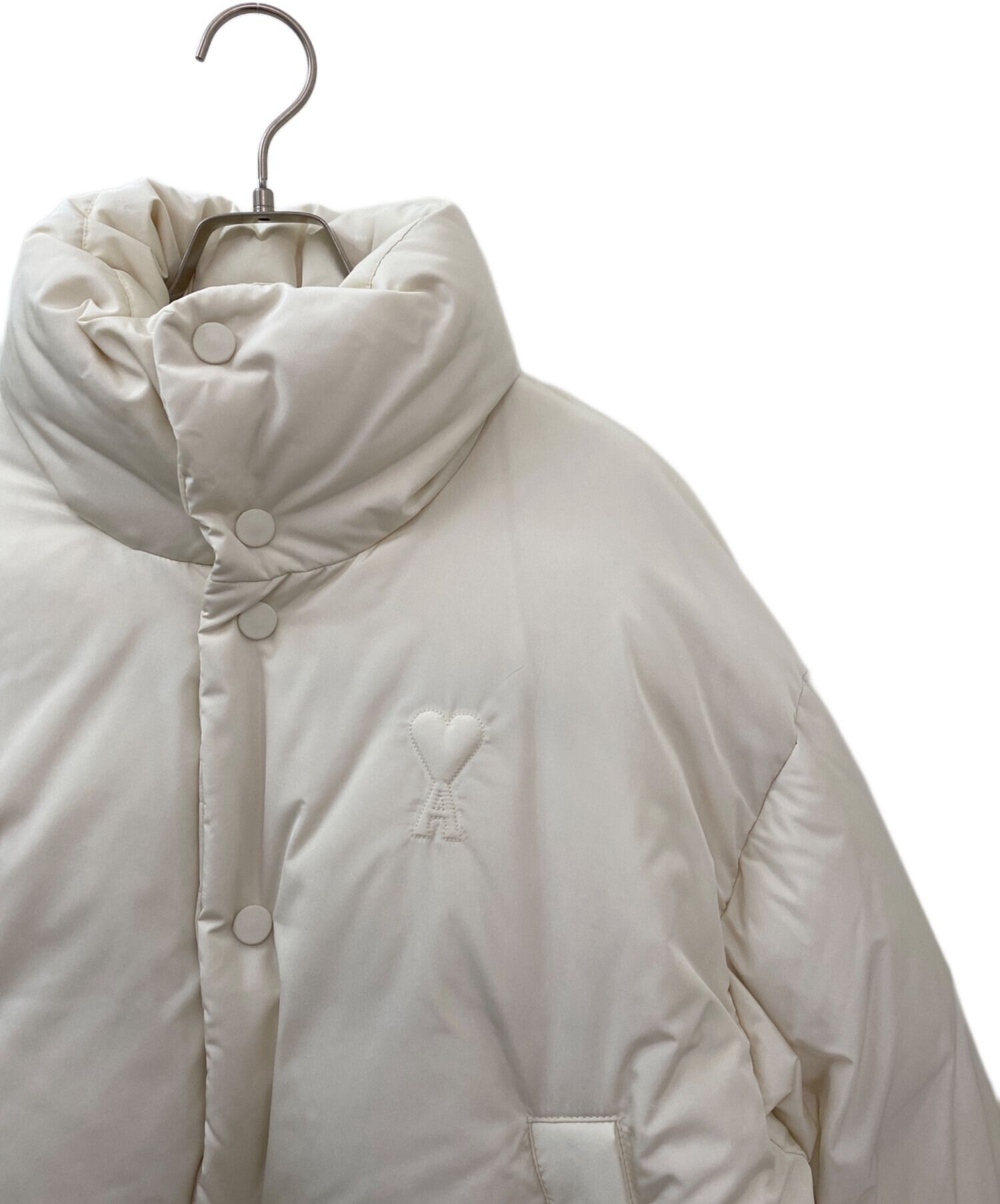 ami paris ダウンジャケット xxs AMI Paris Ami De Coeur ダウンジャケット | ブラウン | FARFETCH JP
