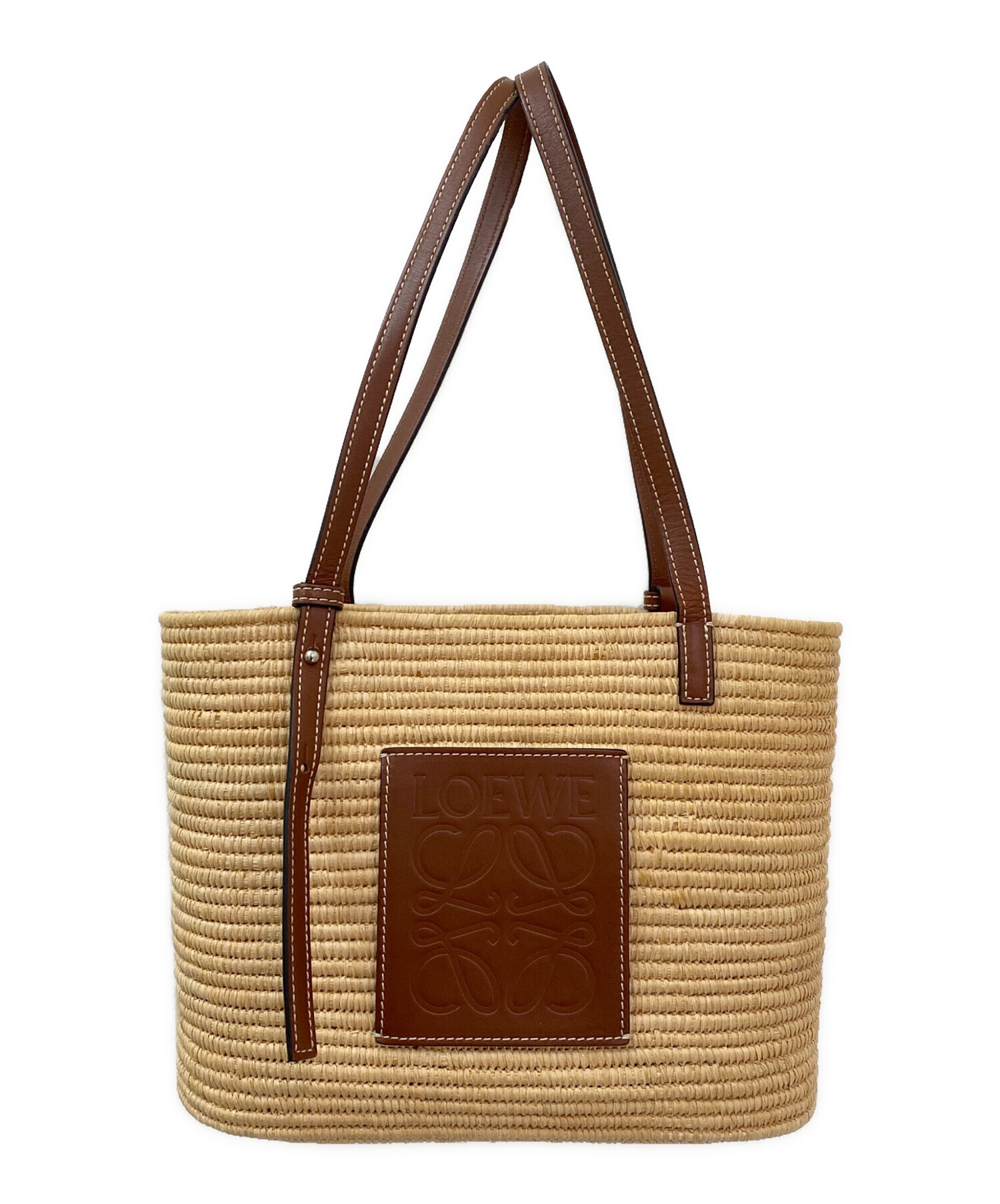 中古・古着通販】LOEWE (ロエベ) スクエアバスケットバッグ｜ブランド