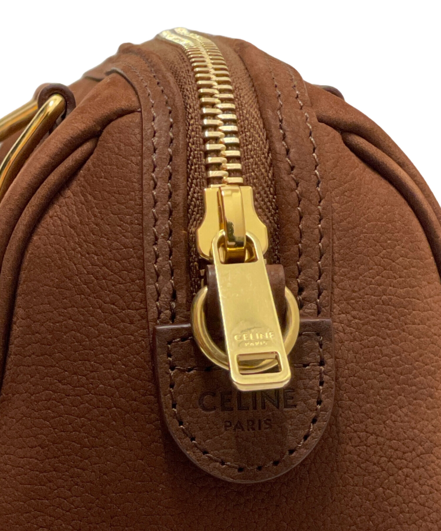 中古・古着通販】CELINE (セリーヌ) スモールボストン ブラウン