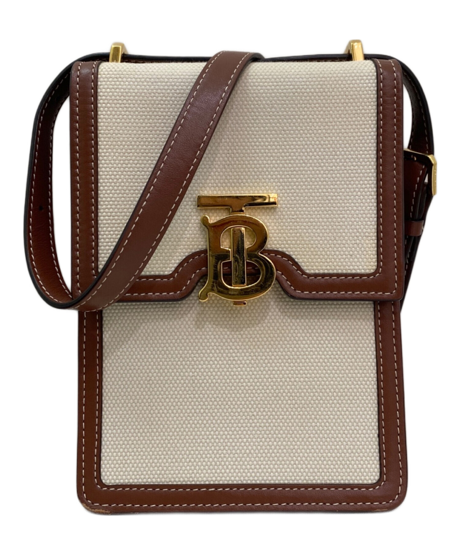 中古・古着通販】BURBERRY (バーバリー) ロビンバッグ ブラウン 