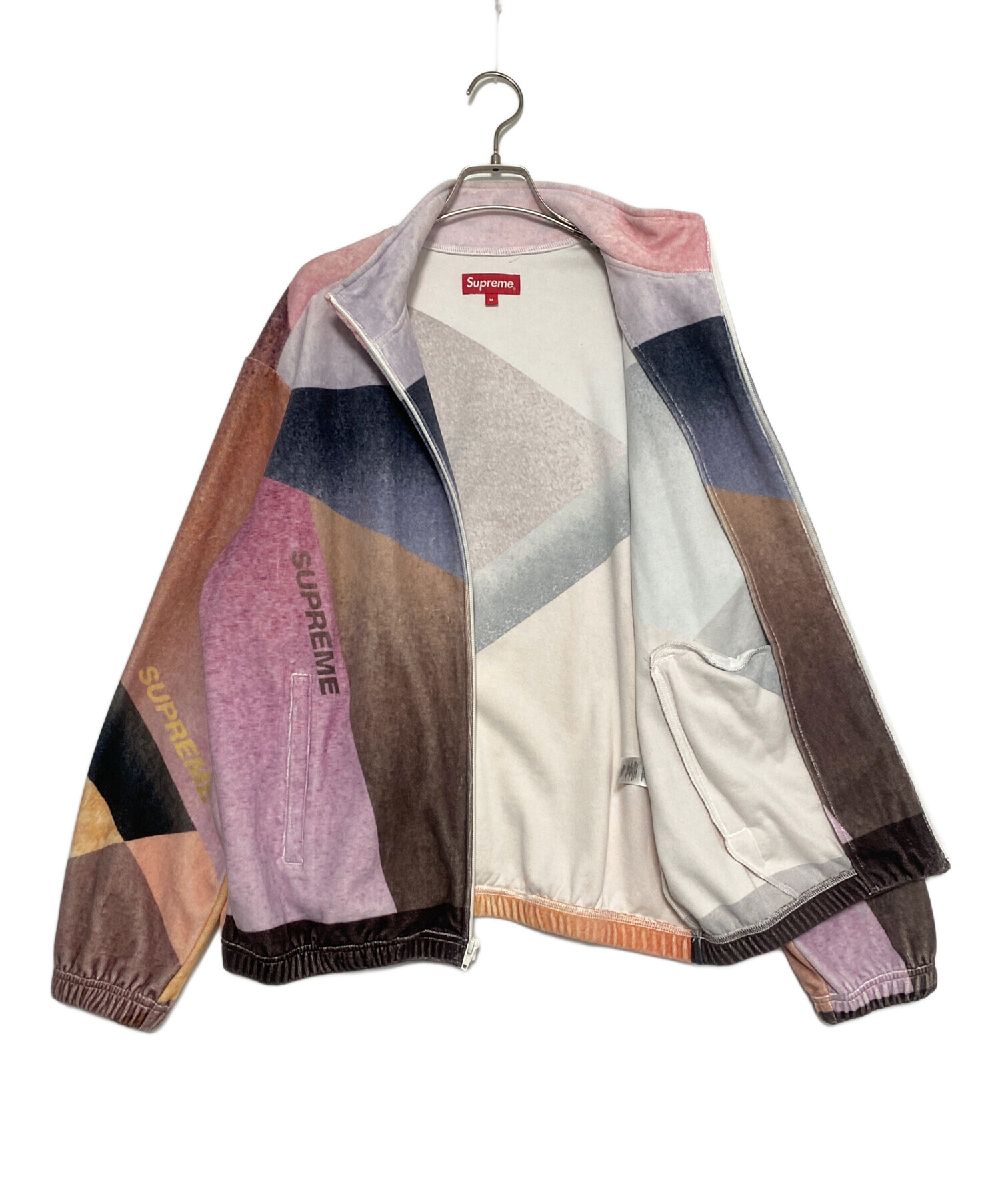 ジャケット・アウター Supreme Geo Velour Track Jacket S Supreme Geo Velour Track Jacket Black メンズ - SS23 - JP