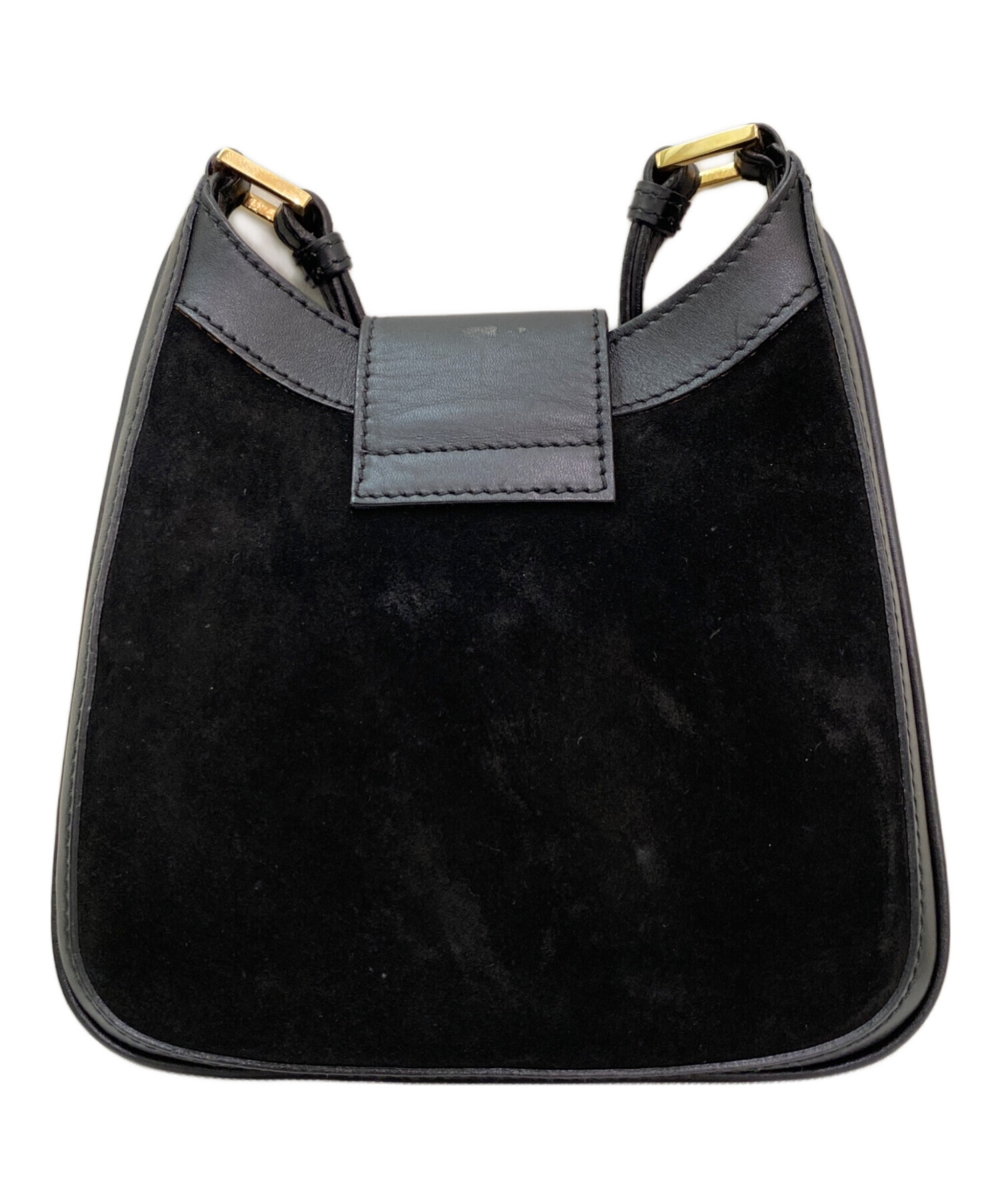 オールドグッチ　ジャッキーショルダー（総皮・黒） 中古・古着通販】GUCCI (グッチ) ジャッキーポシェット ブラック