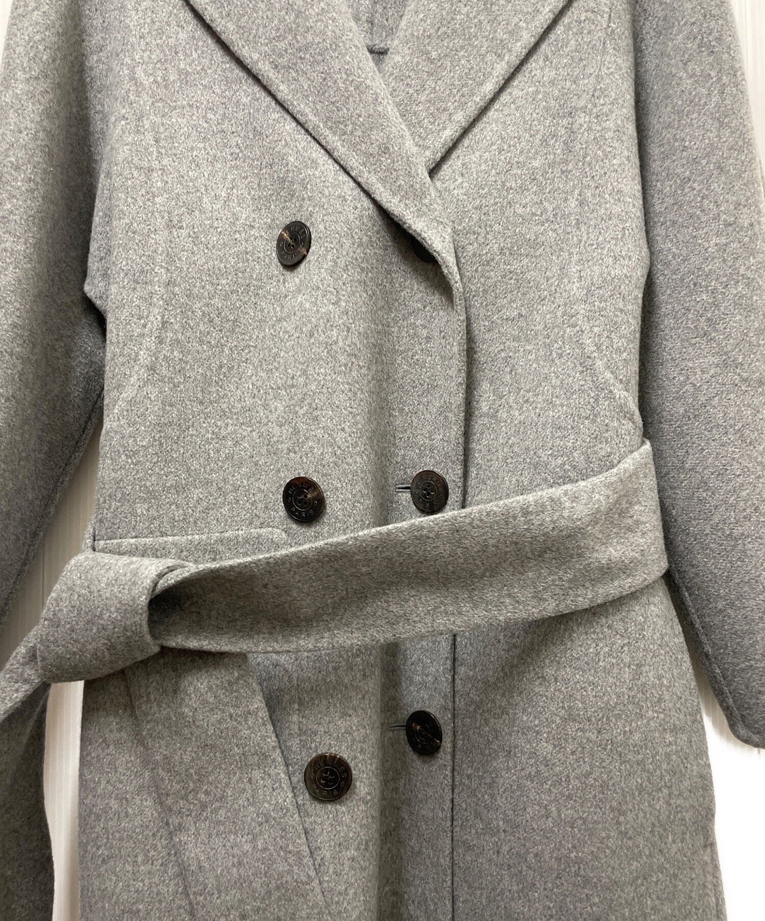 中古・古着通販】HERMES (エルメス) カシミヤダブルフェイスコート