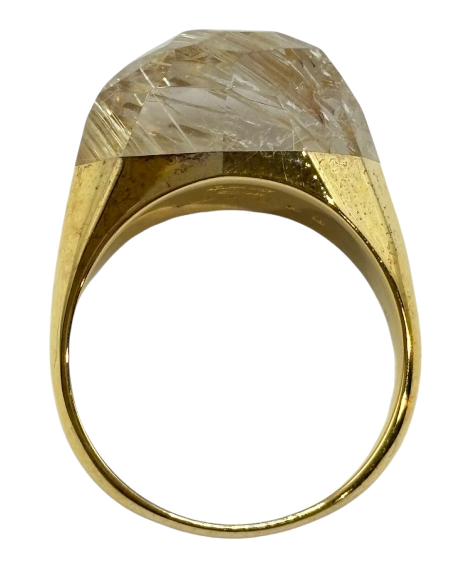 中古・古着通販】bororo (ボロロ) Rutile Quartz Ring ゴールド サイズ