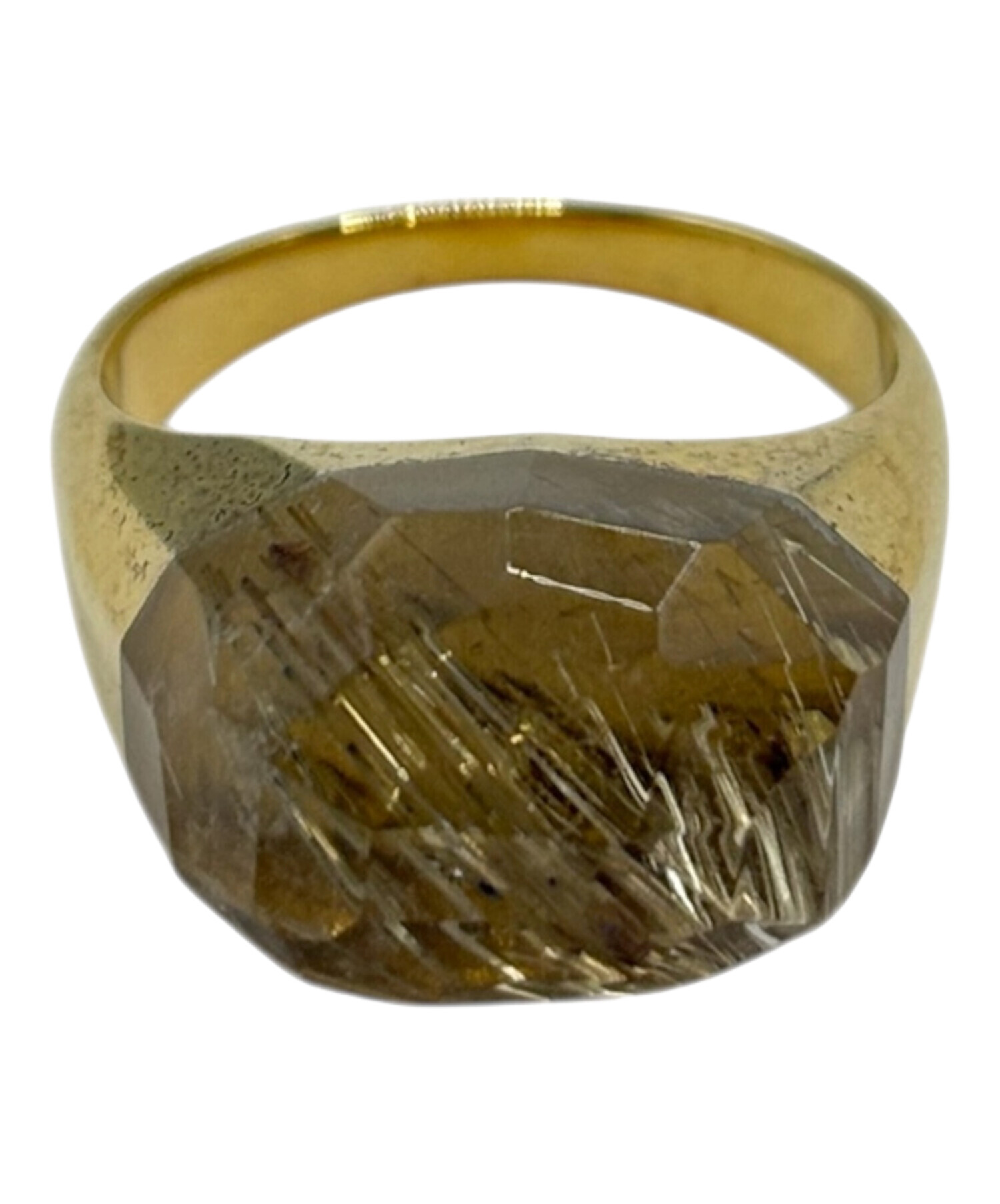 中古・古着通販】bororo (ボロロ) Rutile Quartz Ring ゴールド サイズ