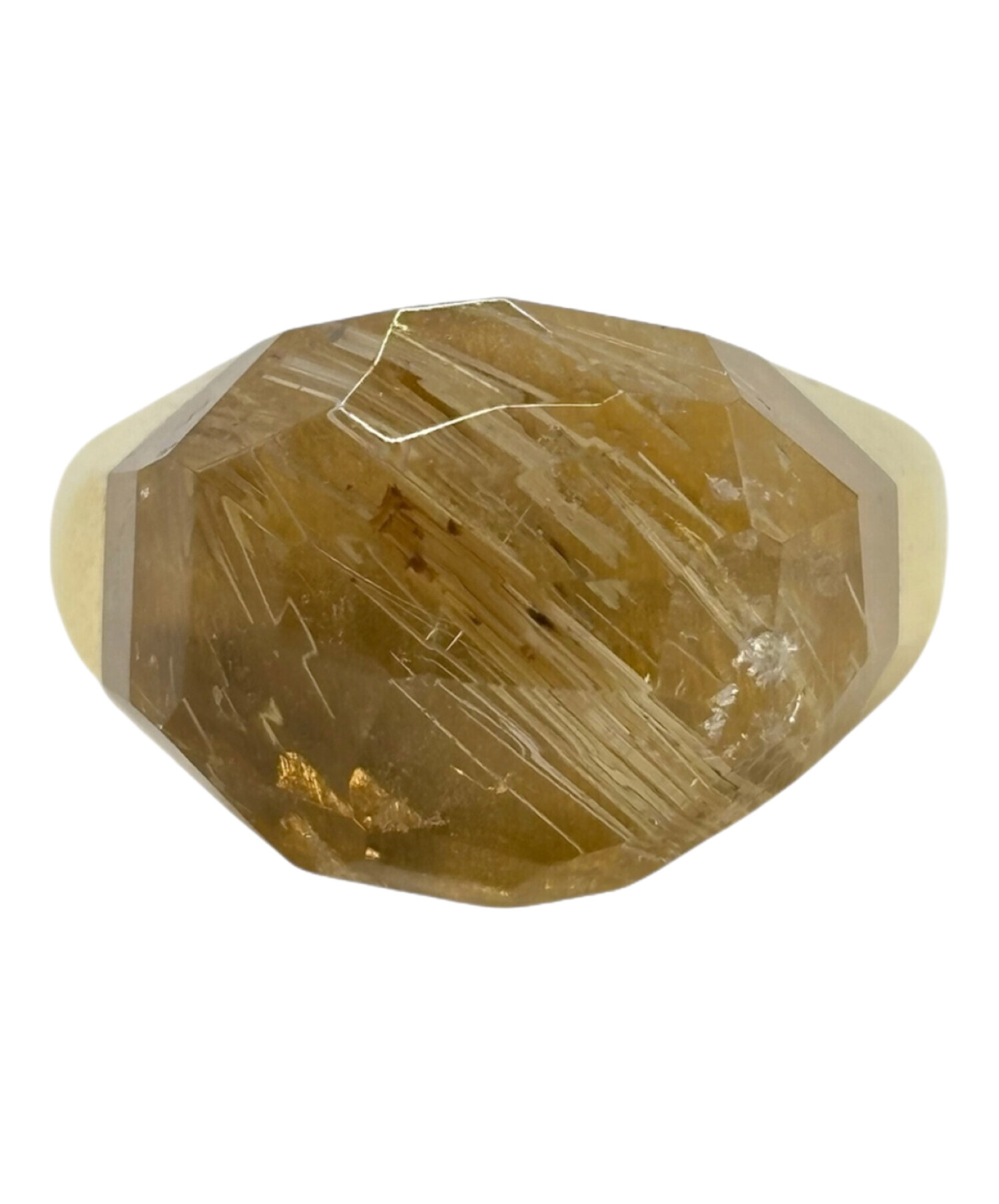 中古・古着通販】bororo (ボロロ) Rutile Quartz Ring ゴールド サイズ 