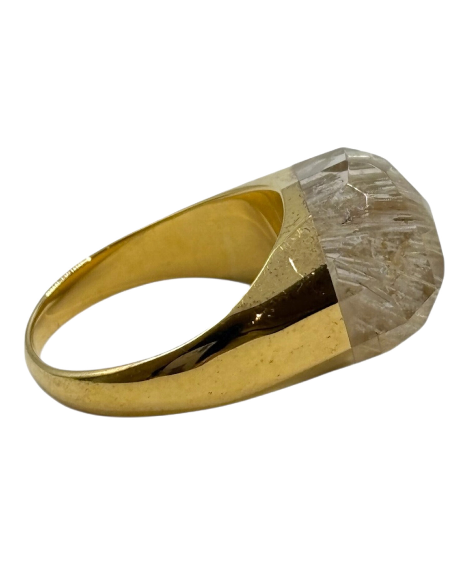 中古・古着通販】bororo (ボロロ) Rutile Quartz Ring ゴールド サイズ