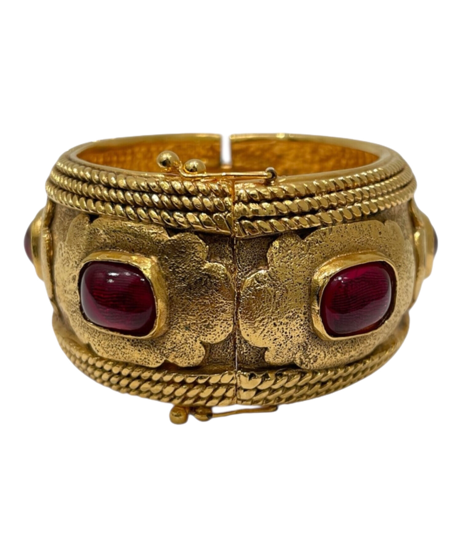 CHANEL グリポアバングルヴィンテージ 中古・古着通販】CHANEL (シャネル) グリポアヴィンテージバングル