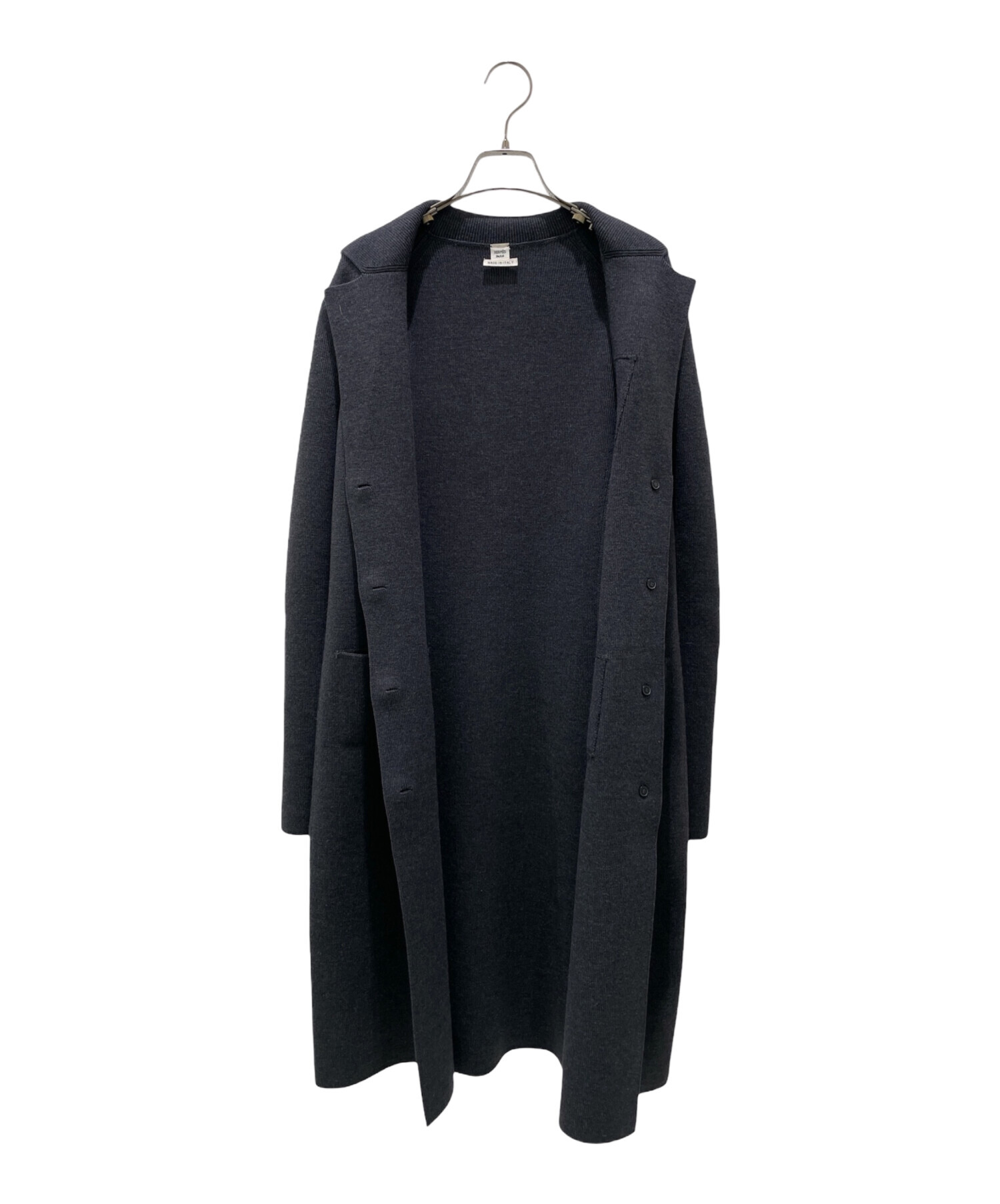 中古・古着通販】HERMES (エルメス) ニットコート グレー サイズ:34