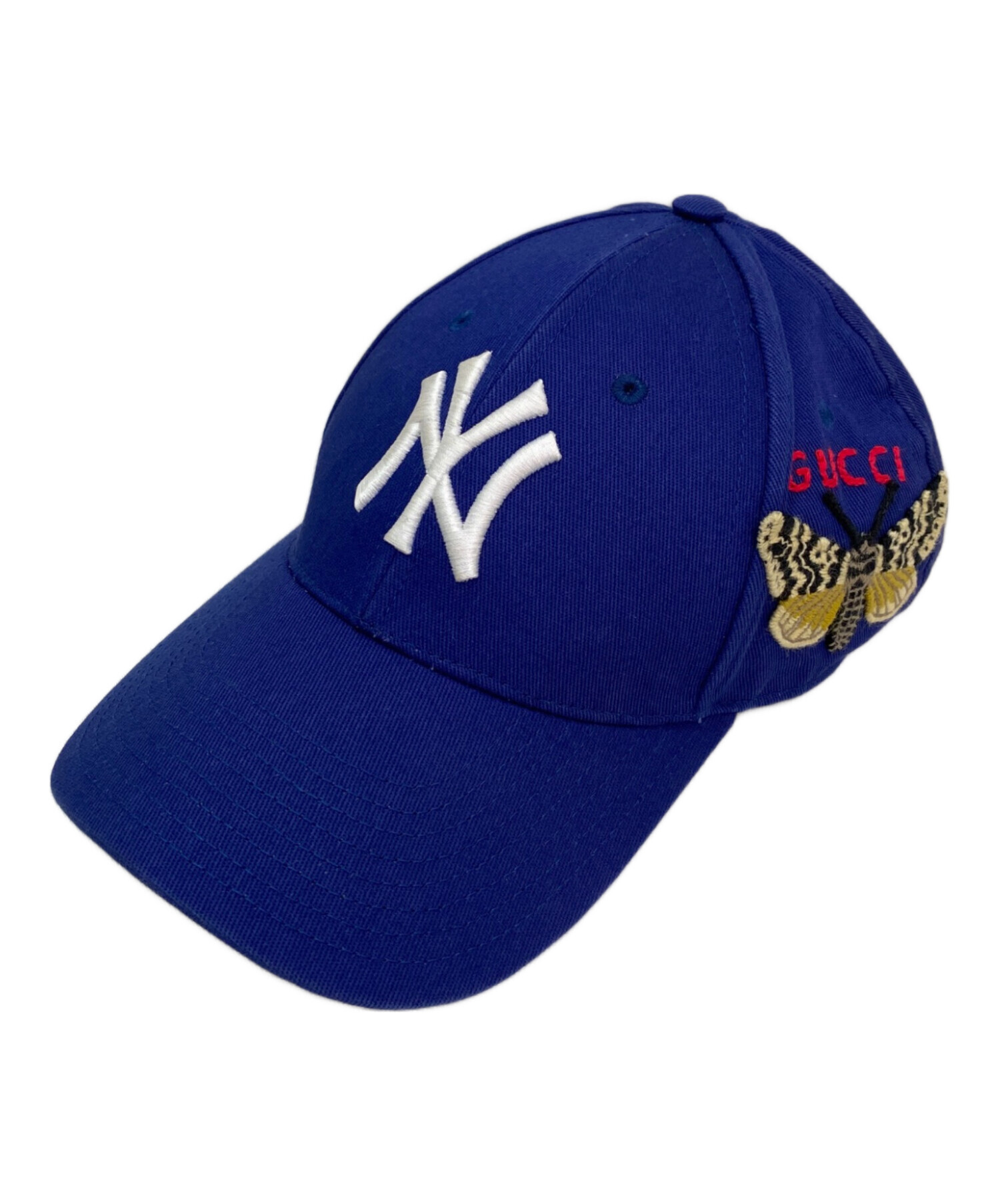 GUCCI ベースボールキャップ 57-61 cm ヤンキース 中古・古着通販】GUCCI (グッチ) GUCCI×ヤンキース ベースボール