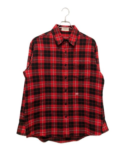 中古・古着通販】CELINE (セリーヌ) トリオンフ チェックネルシャツ