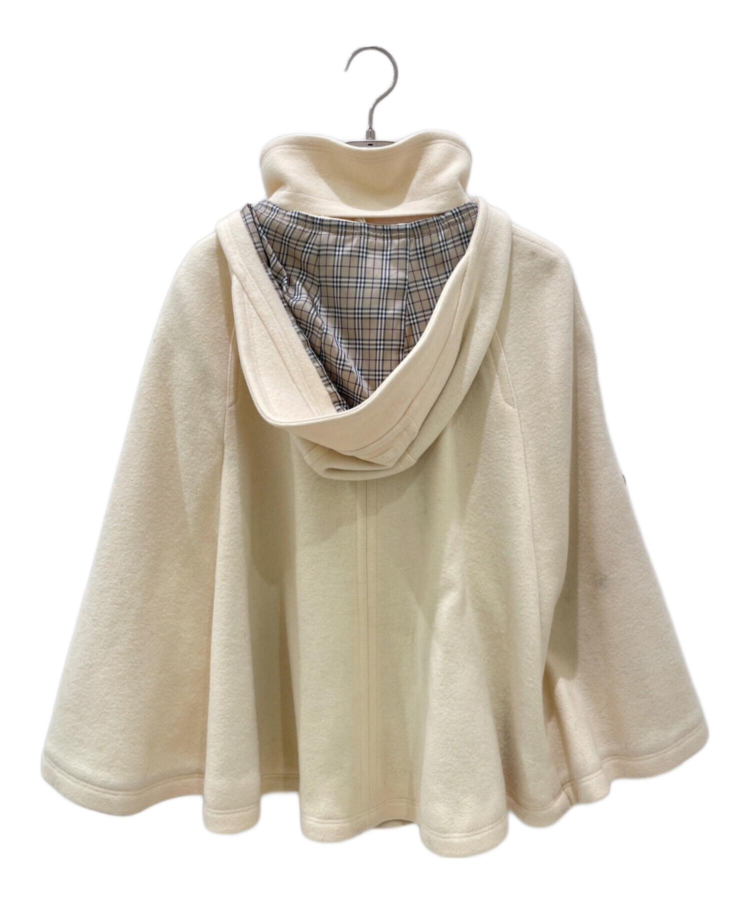 超美品★バーバリーブルーレーベル　豪華ファーポンチョコート　38★ 8万円 中古・古着通販】BURBERRY BLUE LABEL (バーバリーロンドンブルー