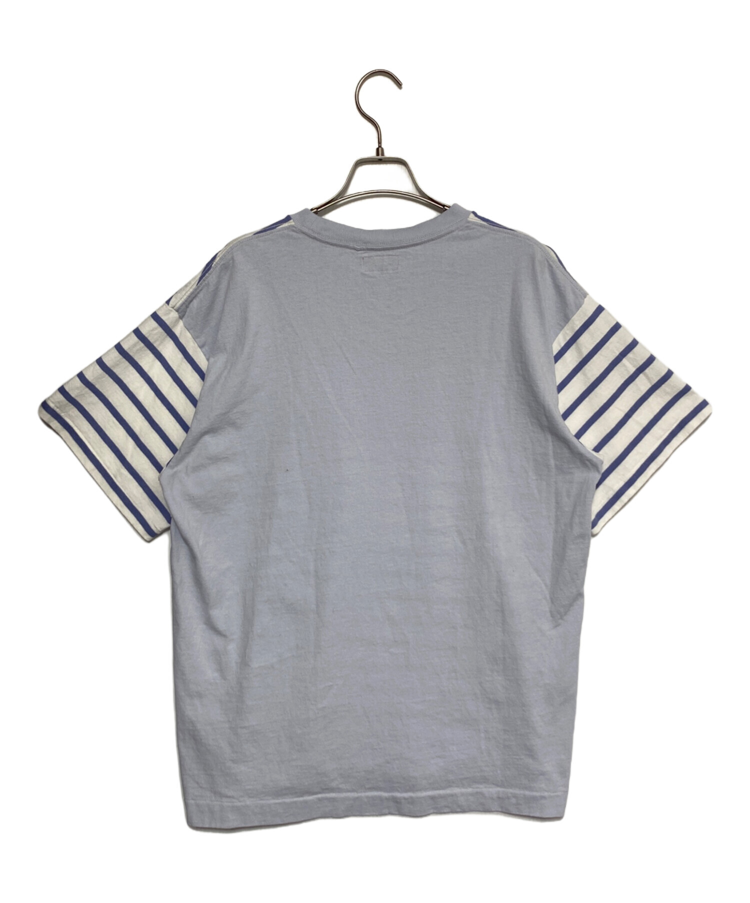 HUMAN MADE ハートロゴ ボーダー Tシャツ 中古・古着通販】HUMAN MADE (ヒューマンメイド) ボーダーハート刺繍