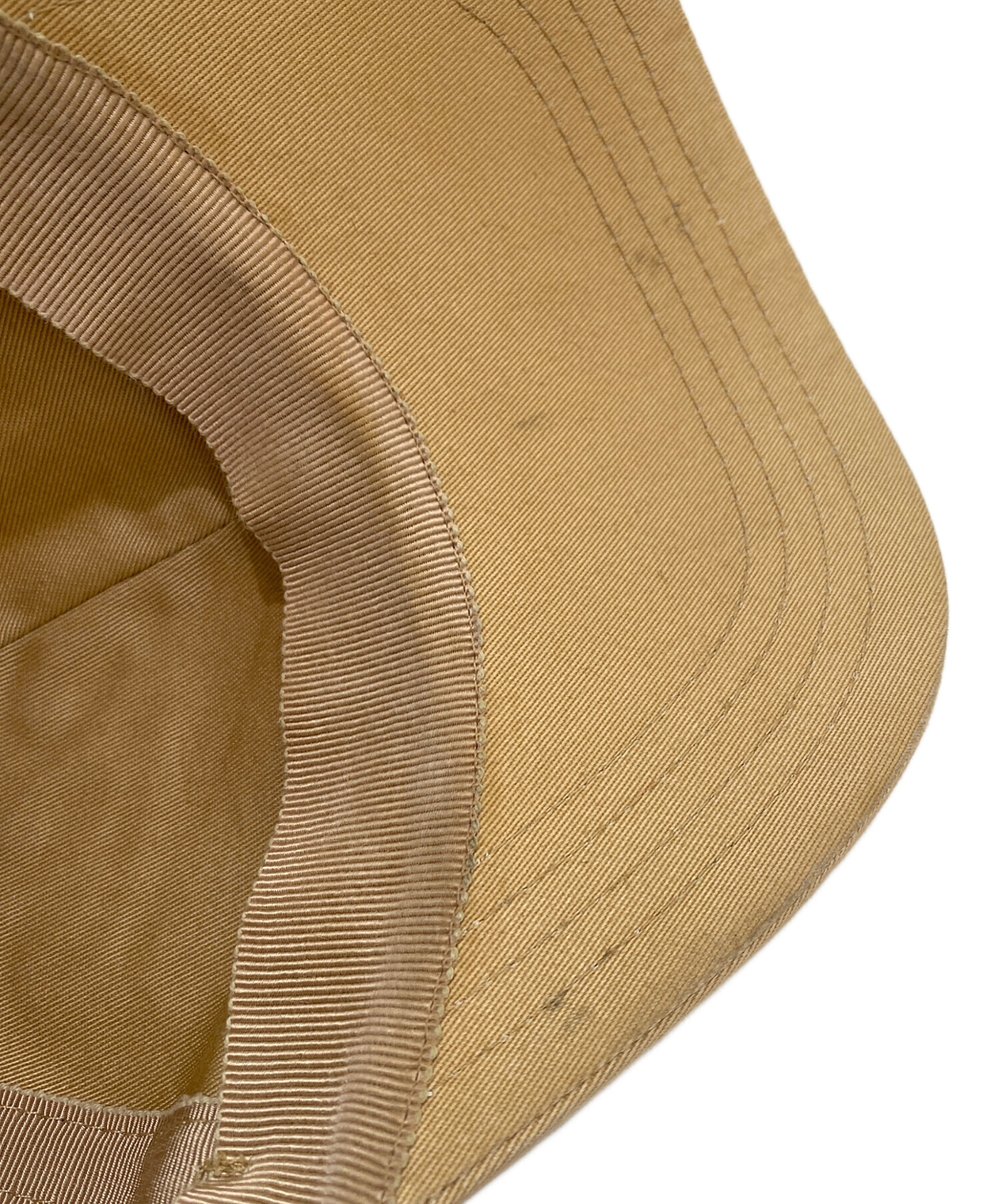 GUCCI ベージュ キャップ Mサイズ 中古・古着通販】GUCCI (グッチ) ロゴキャップ ベージュ サイズ:M