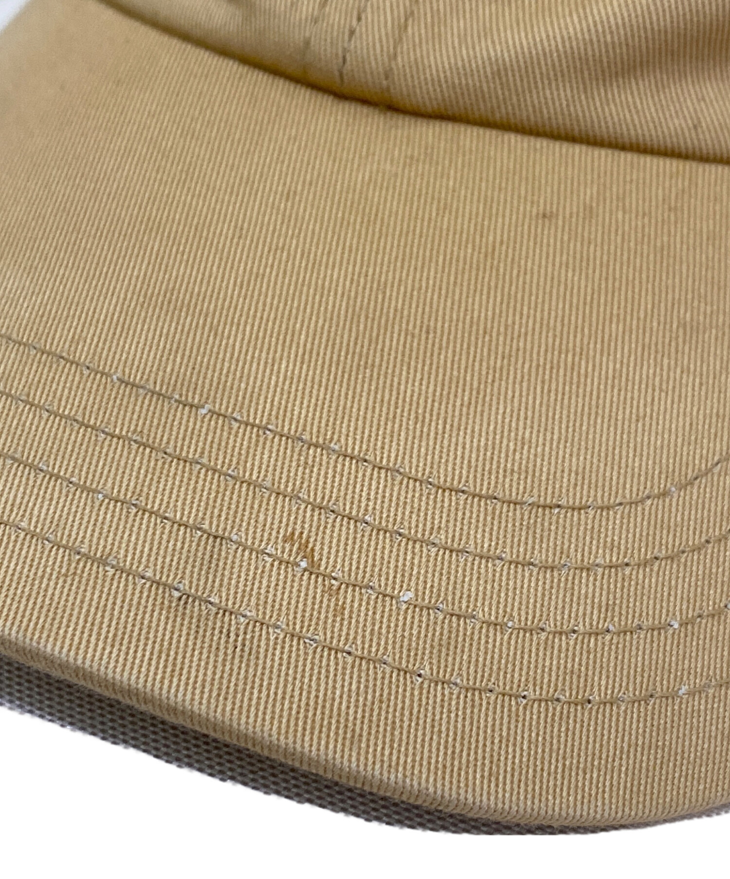 中古・古着通販】GUCCI (グッチ) ロゴキャップ ベージュ サイズ:M