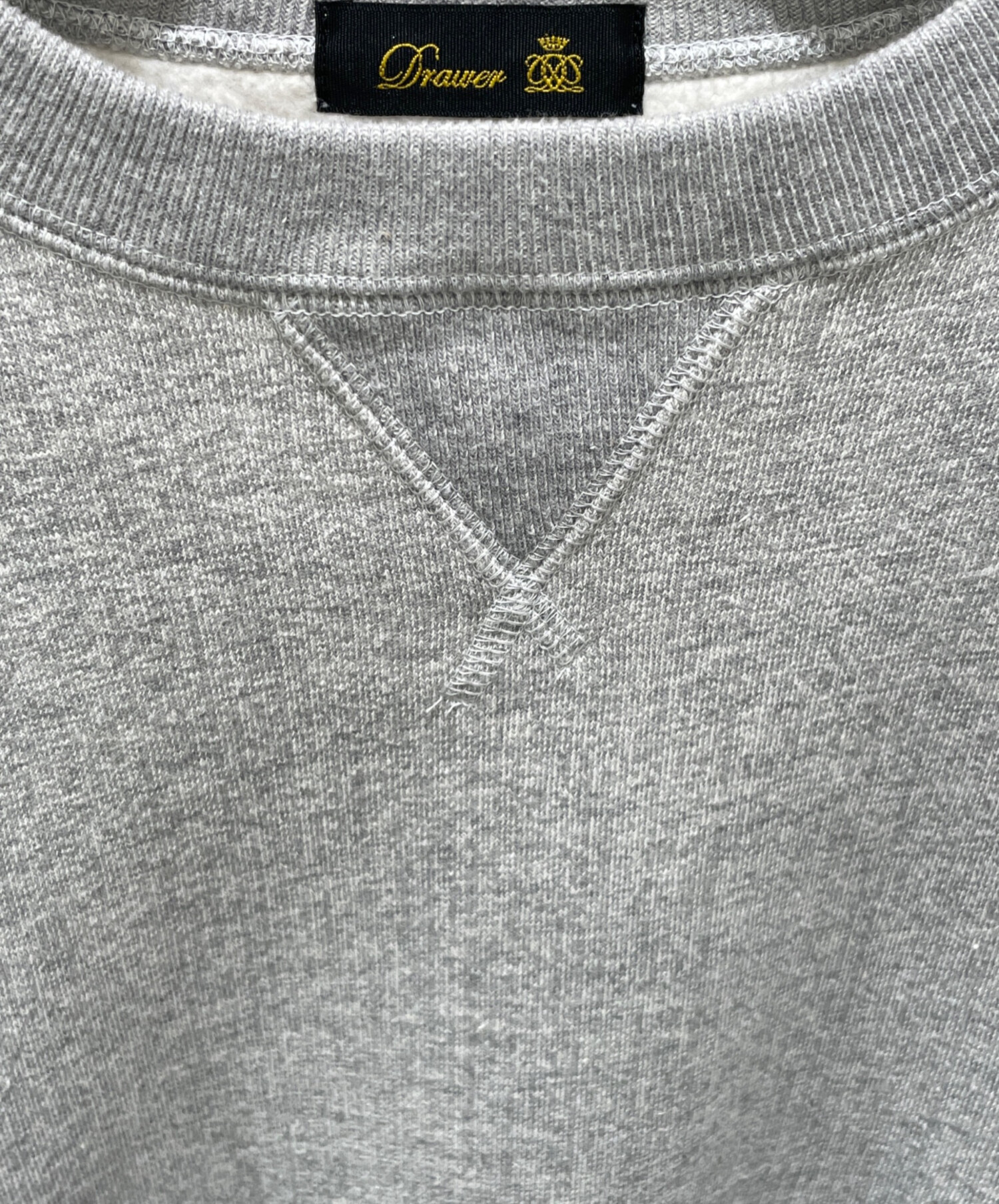 中古・古着通販】Drawer (ドゥロワー) コットン吊り裏毛クルーネック