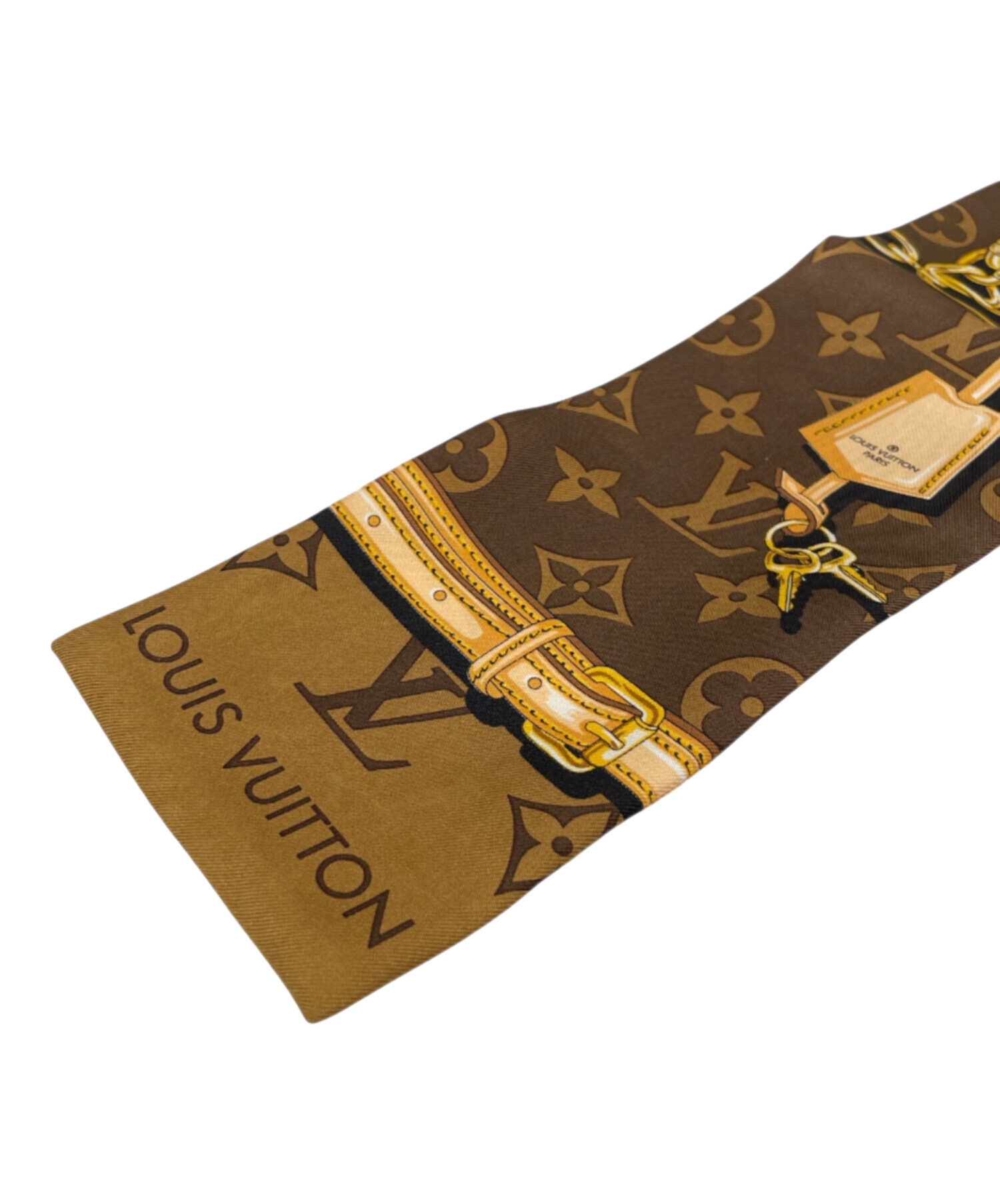 1073 ルイヴィトン モノグラム バンドー スカーフ ストール 中古・古着通販】LOUIS VUITTON (ルイ ヴィトン) バンドー・モノグラム