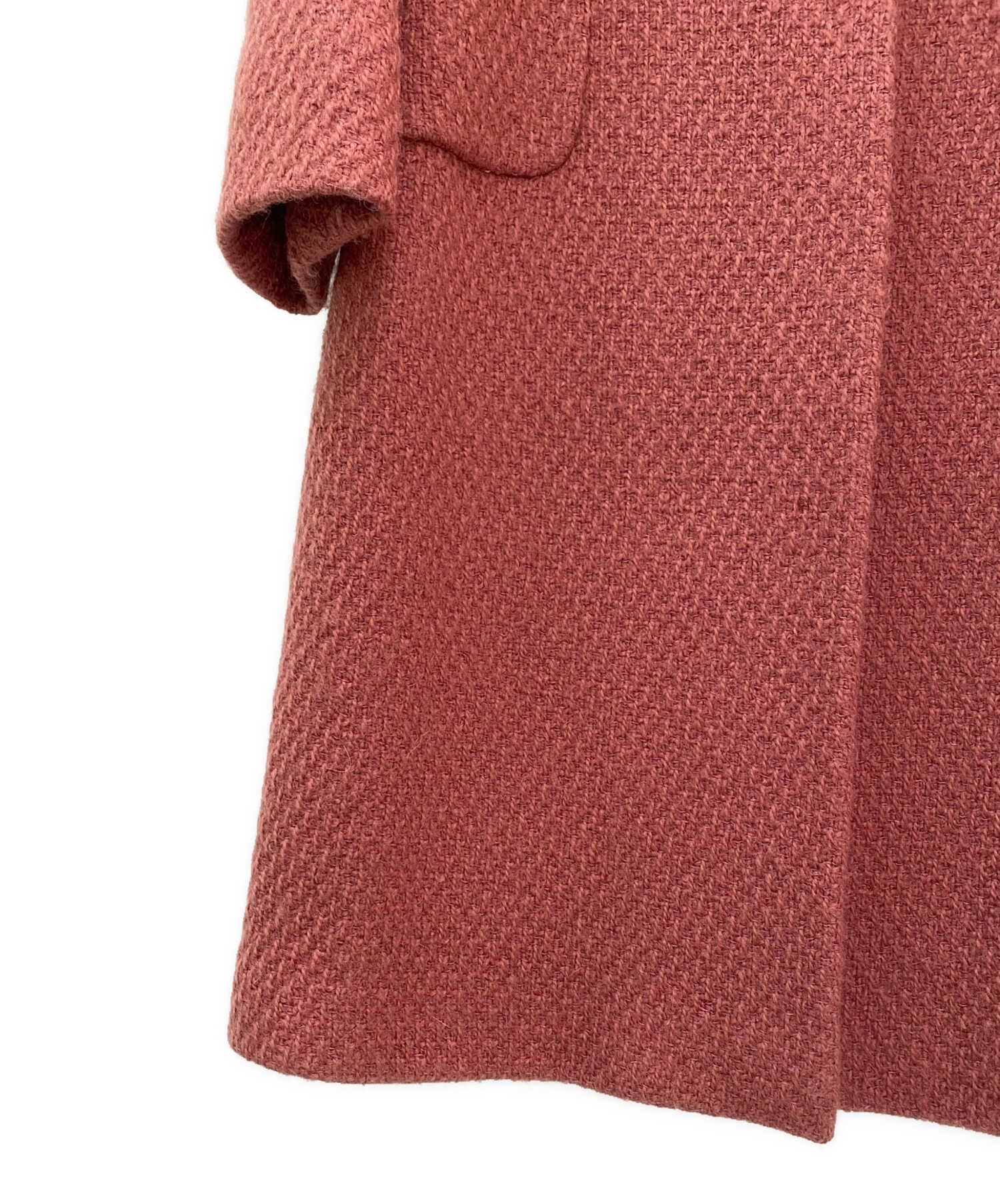 中古・古着通販】JIL SANDER (ジルサンダー) ウールコート ピンク