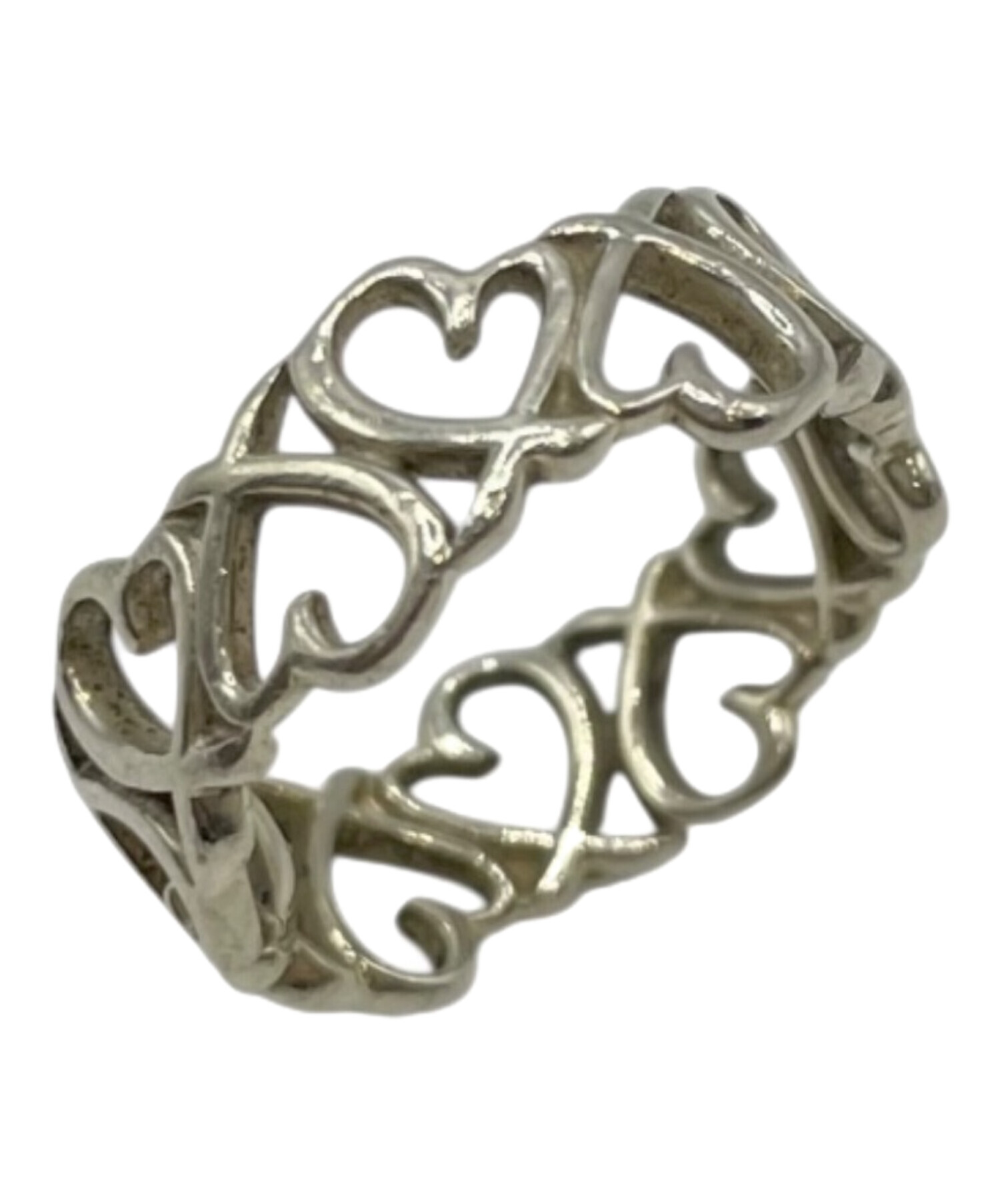 【美品】Tiffany & Co. ティファニー ハート リング 指輪 約11号 中古・古着通販】TIFFANY & Co. (ティファニー) フルラビングハート