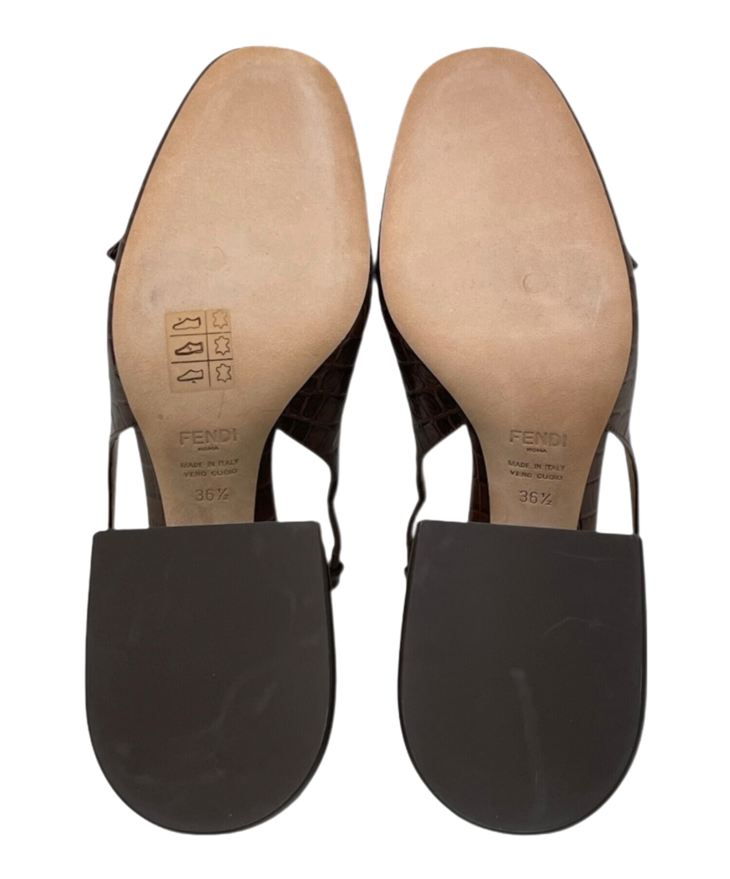 FENDI フェンディ サンダル レディース 【古着】【中古】 中古・古着通販】FENDI (フェンディ) チャンキーソールローファー