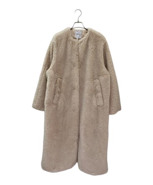 CLANE クラネ　MIX FUR COCOON COAT CLANE - ミックス ファー コクーン コート - MIX FUR COCOON COAT