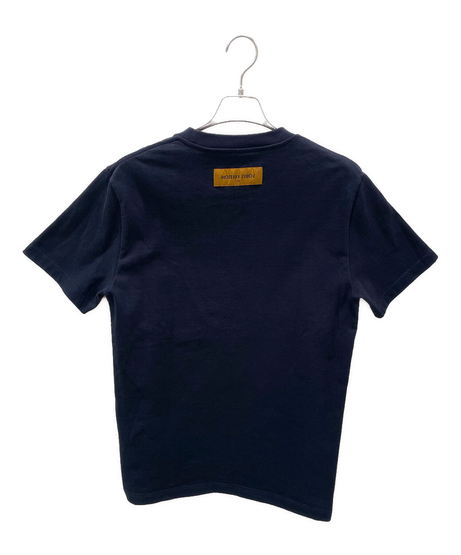 美品✨Louis Vuitton ネイビー 長袖ポケットTシャツ　L 刺繍 中古・古着通販】LOUIS VUITTON (ルイ ヴィトン) Tシャツ/フラワー刺繍