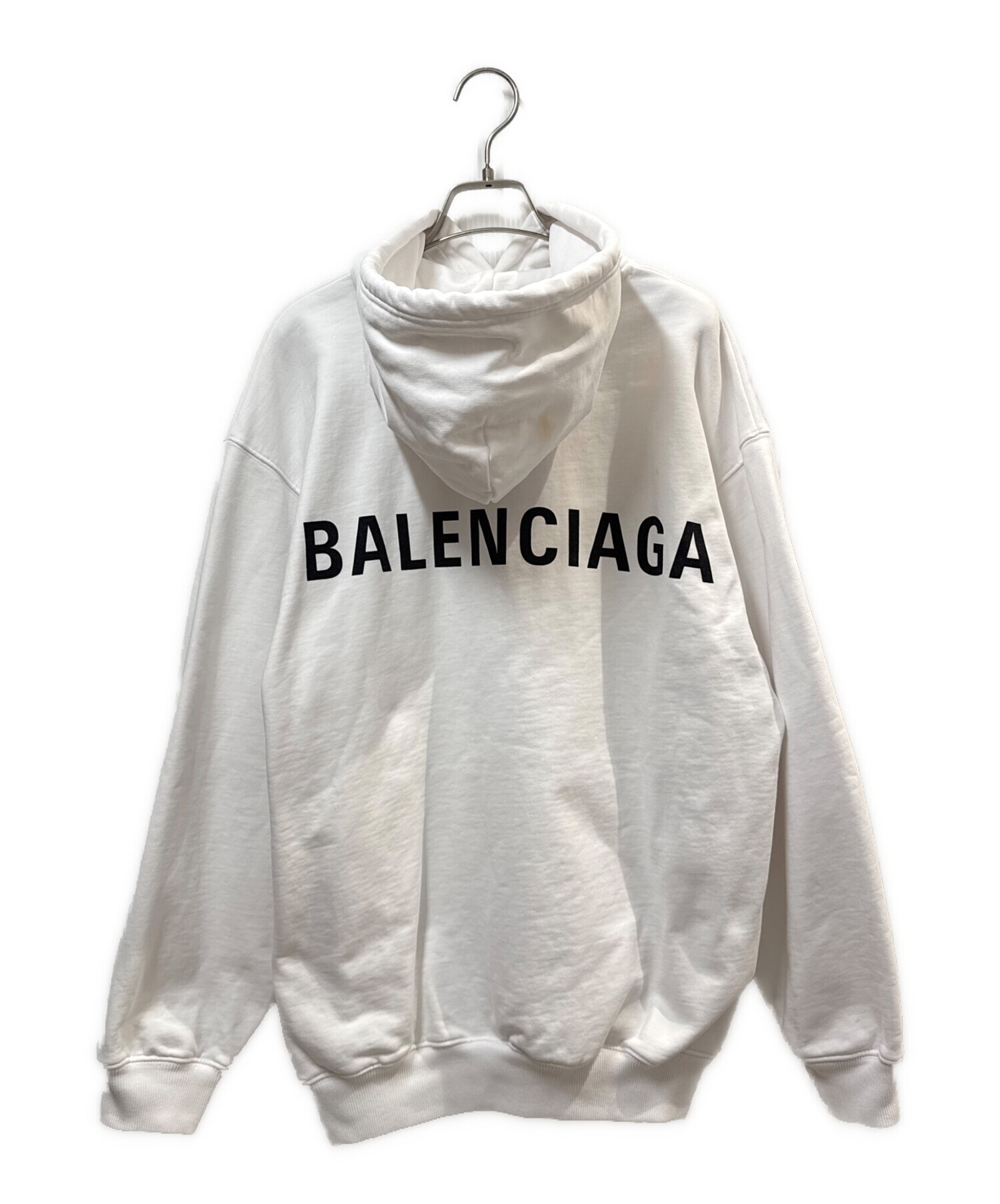中古・古着通販】BALENCIAGA (バレンシアガ) バックロゴパーカー 中古・古着通販】BALENCIAGA (バレンシアガ) バックロゴパーカー