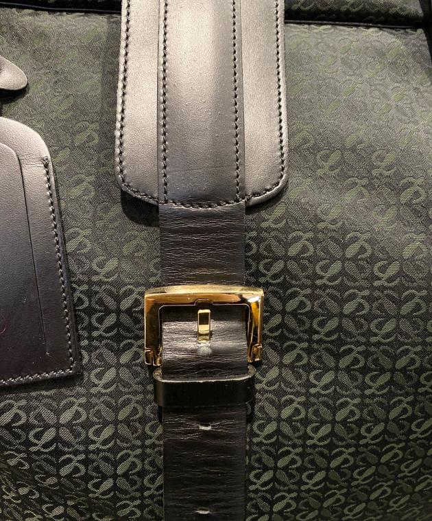 中古・古着通販】LOEWE (ロエベ) アナグラムボストンバッグ グリーン