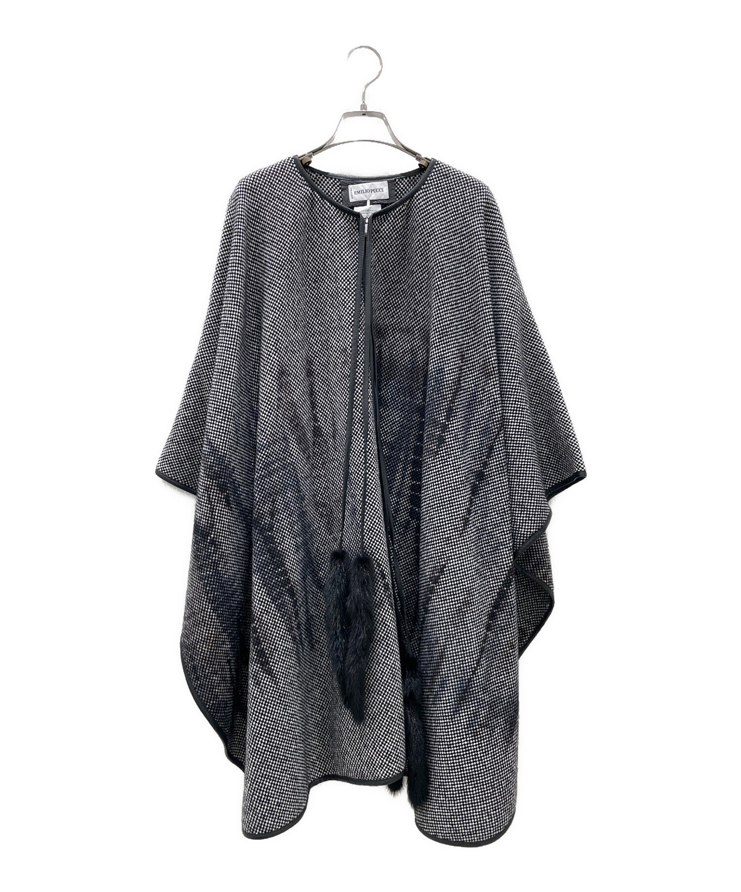 中古・古着通販】Emilio Pucci (エミリオ プッチ) ケープ ブラック