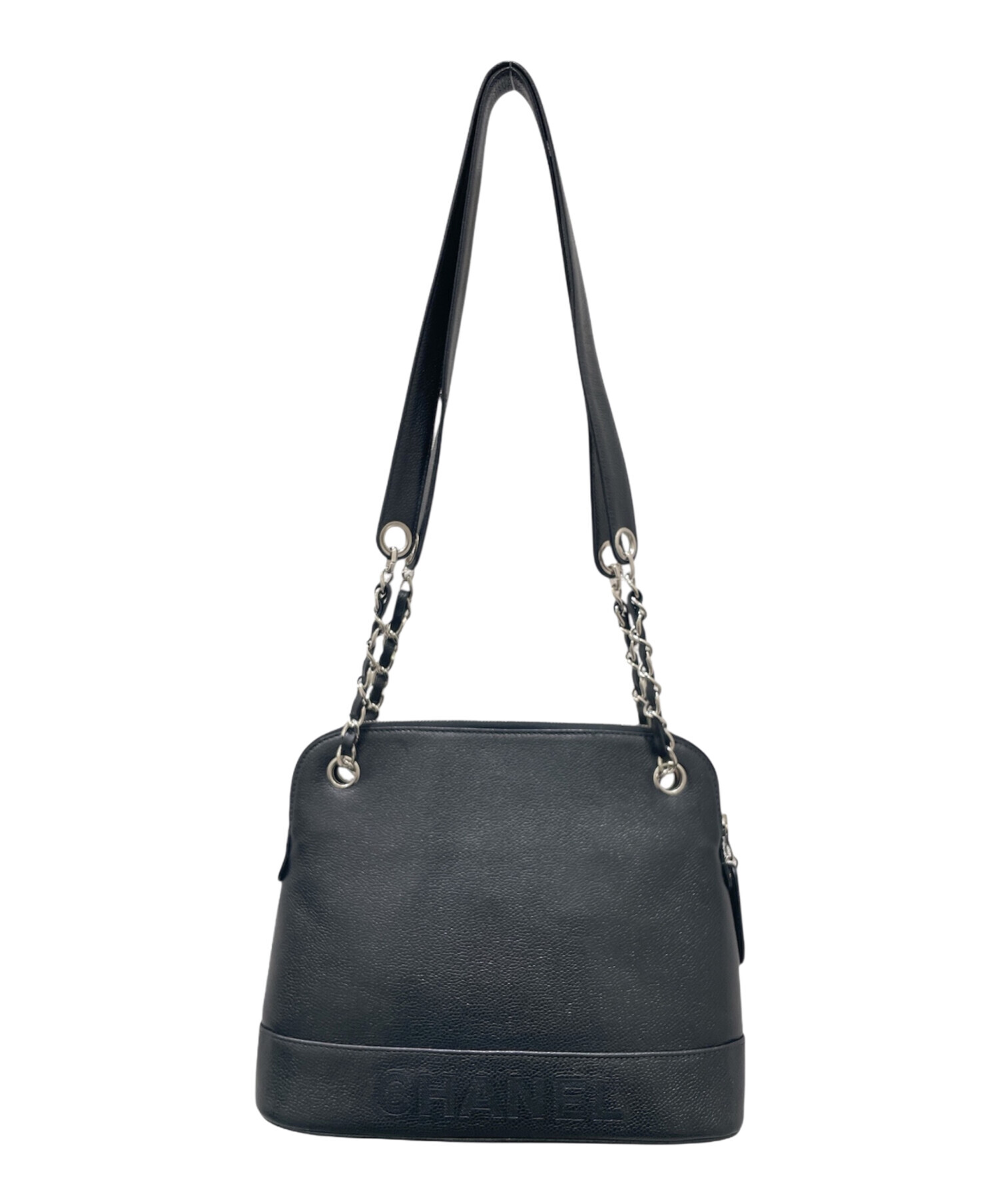 中古・古着通販】CHANEL (シャネル) ロゴチェーンショルダーバッグ
