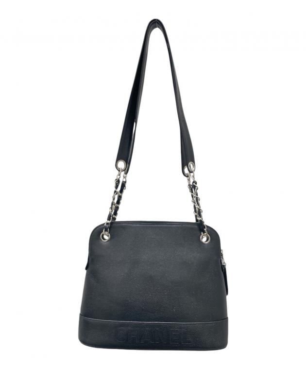 中古・古着通販】CHANEL (シャネル) ロゴチェーンショルダーバッグ