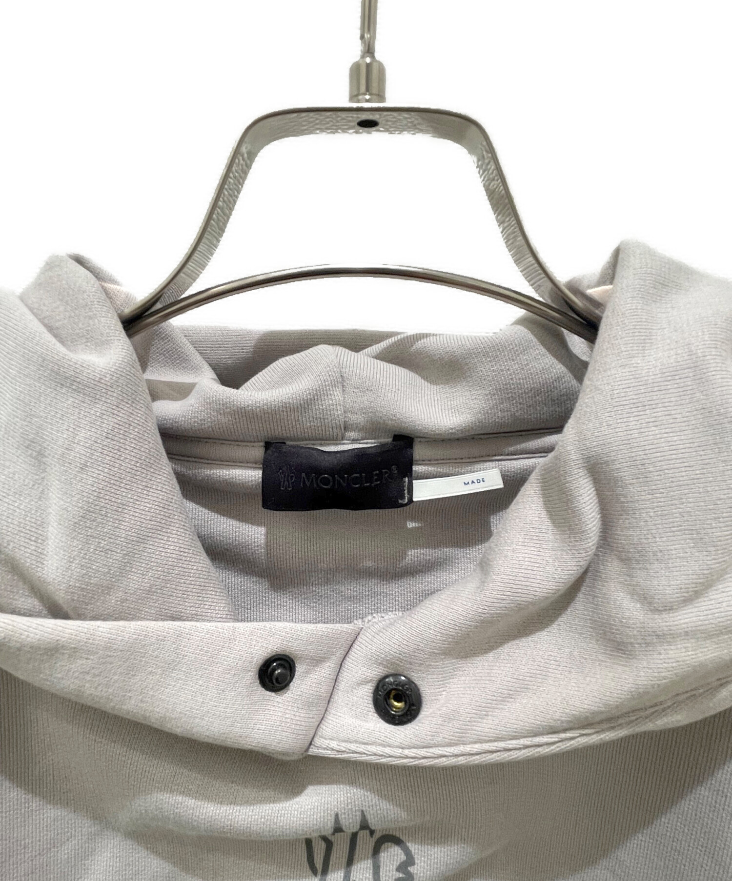 中古・古着通販】MONCLER (モンクレール) 22SS ロゴパーカー グレー