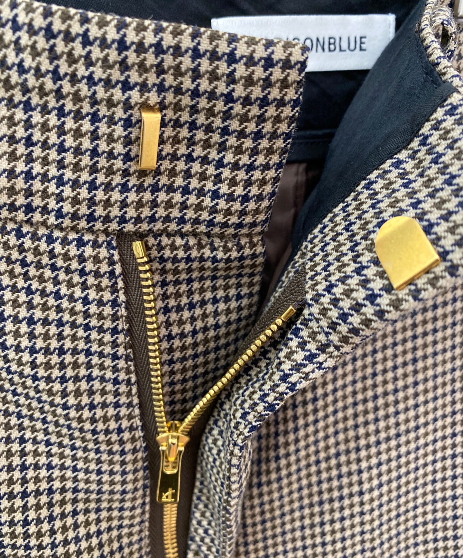 中古・古着通販】MADISON BLUE (マディソンブルー) 千鳥格子 ハイ