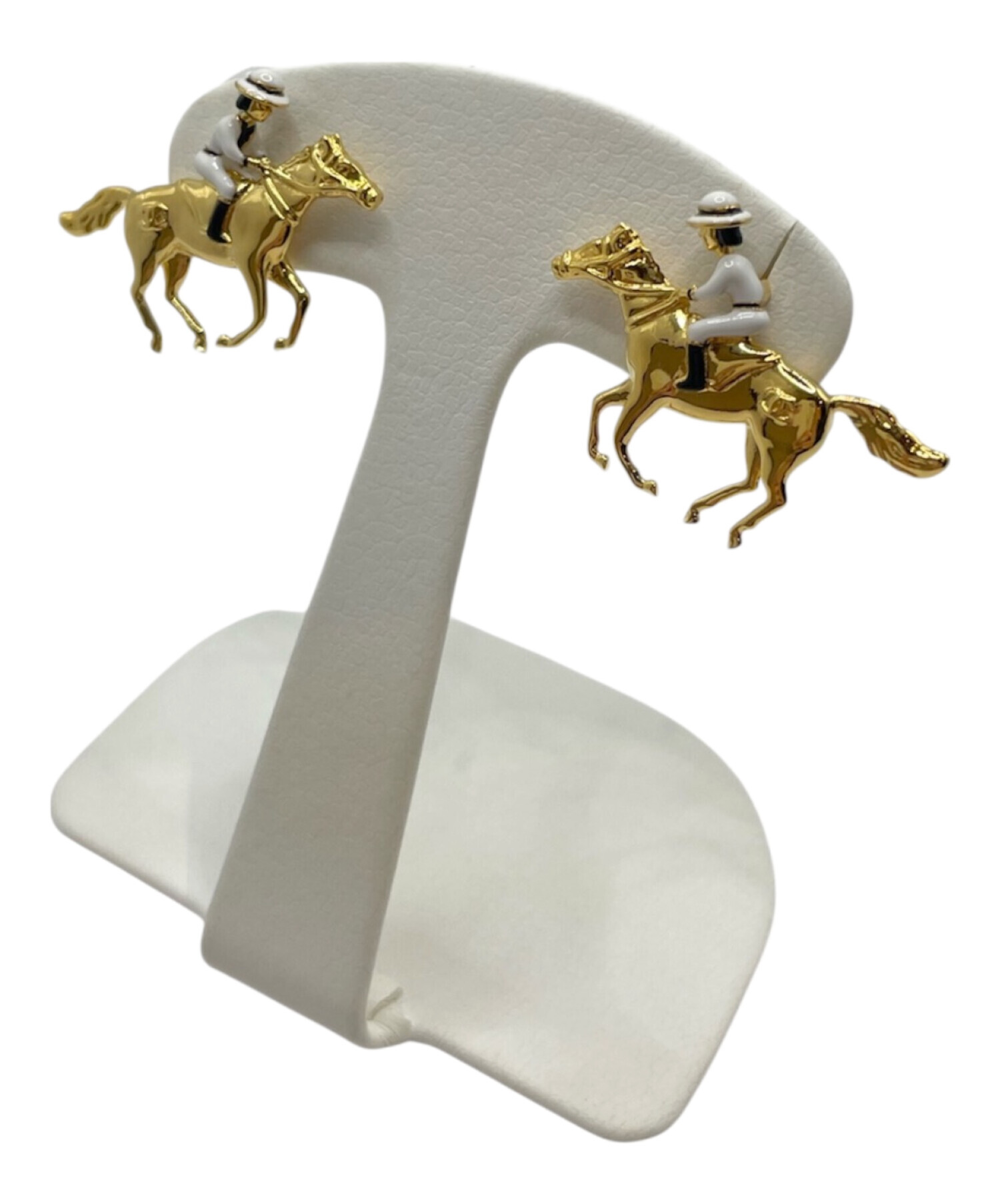 CHANEL ベルト ゴールド ホース 馬 中古・古着通販】CHANEL (シャネル) 馬モチーフ ココマークピアス