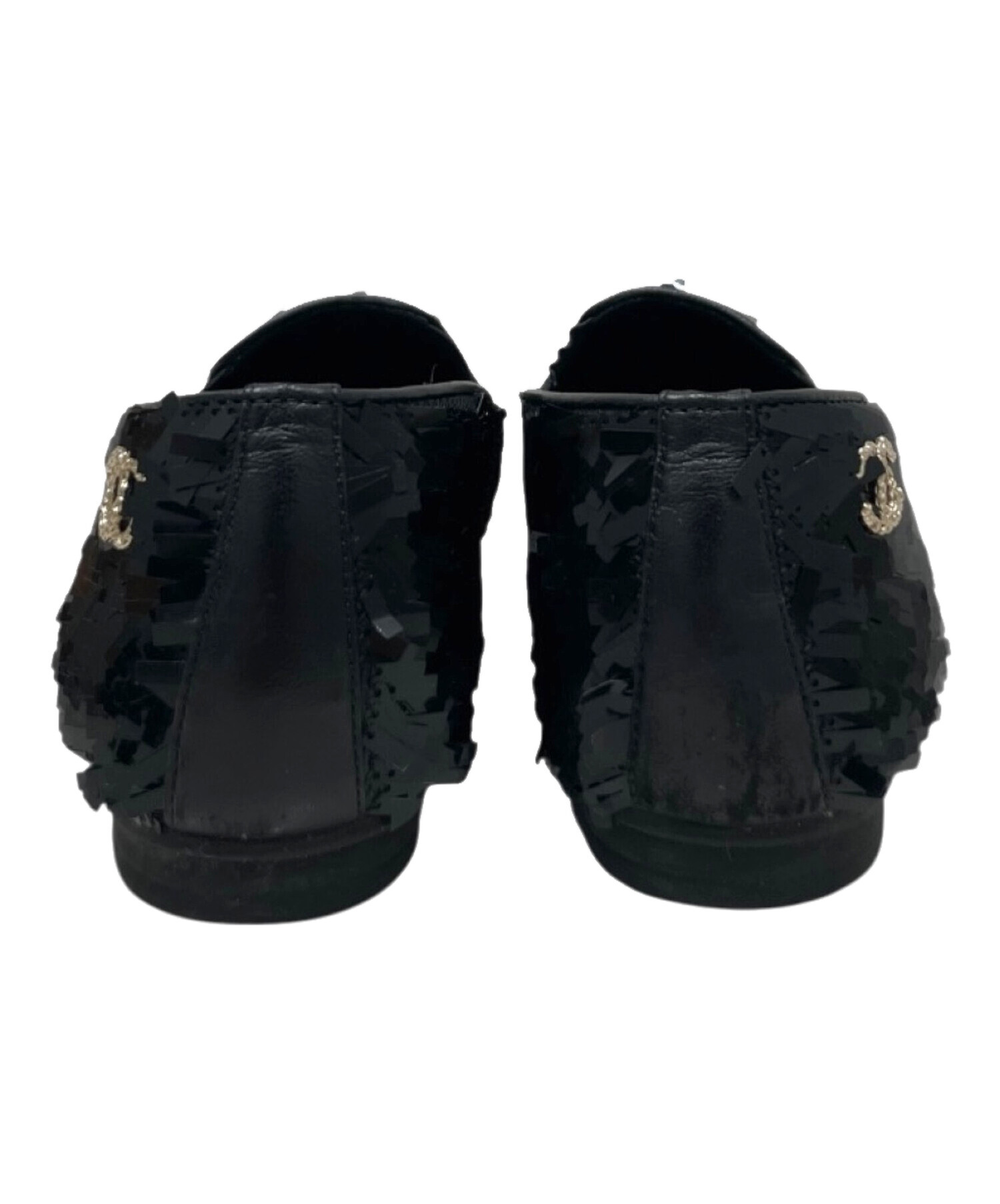 中古・古着通販】CHANEL (シャネル) ローファーパンプス ブラック