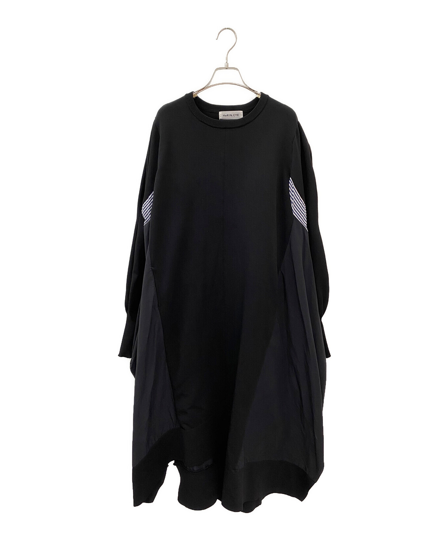 HeRIN.CYE（ヘリンドットサイ）の「Ponte アシメワンピース ヘリンドットサイ docking ポンチ dress wave スカート