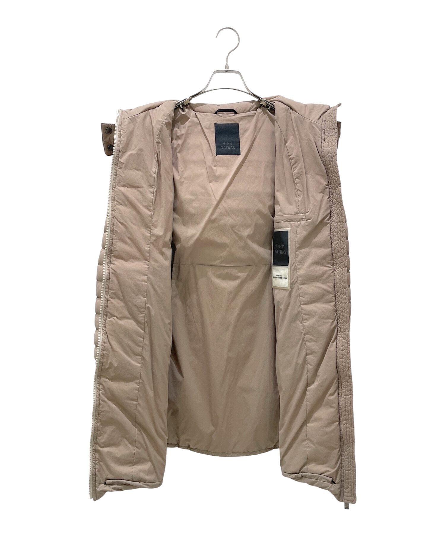 中古・古着通販】TATRAS (タトラス) ダウンジャケット ベージュ サイズ