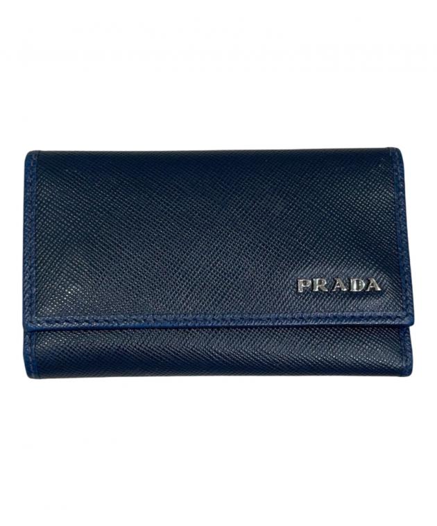 中古・古着通販】PRADA (プラダ) 6連キーケース ネイビー｜ブランド 