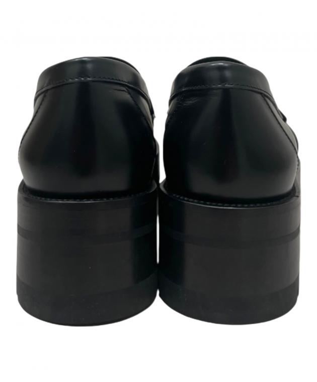中古・古着通販】CHANEL (シャネル) ココマーク レザー厚底ローファー