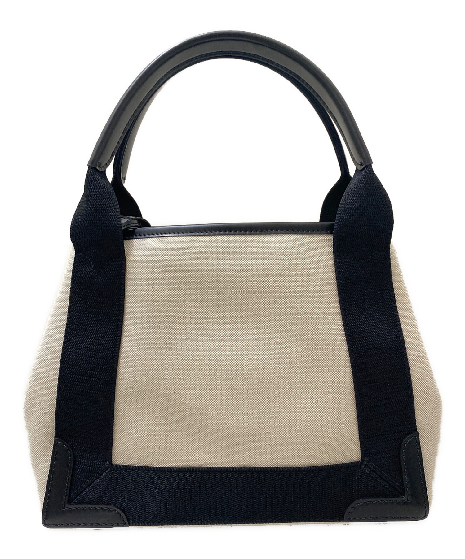 中古・古着通販】BALENCIAGA (バレンシアガ) NAVY CABAS XS アイボリー 